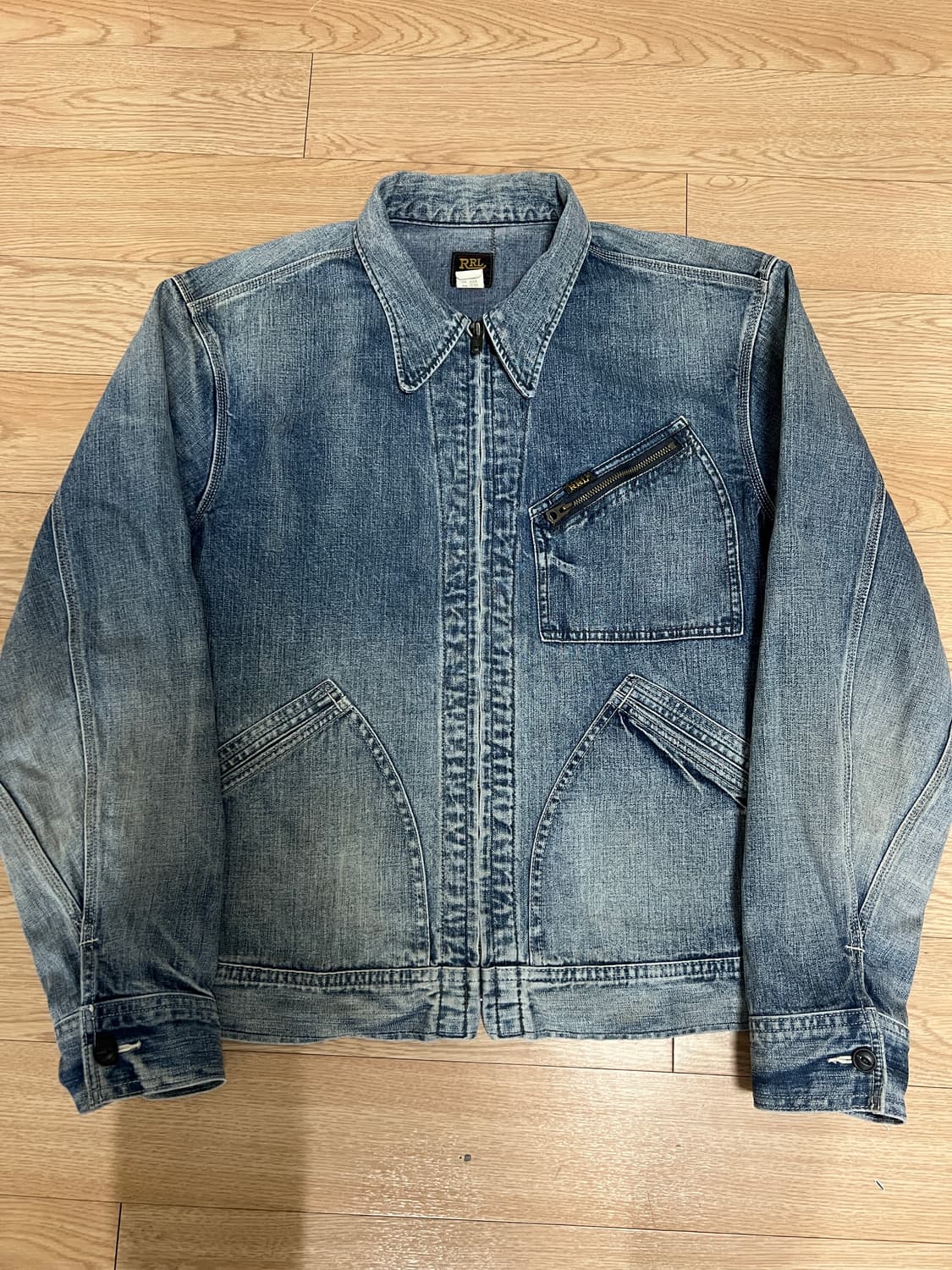 RRL 더블알엘 레이튼 연청 데님자켓 M 상품이미지1