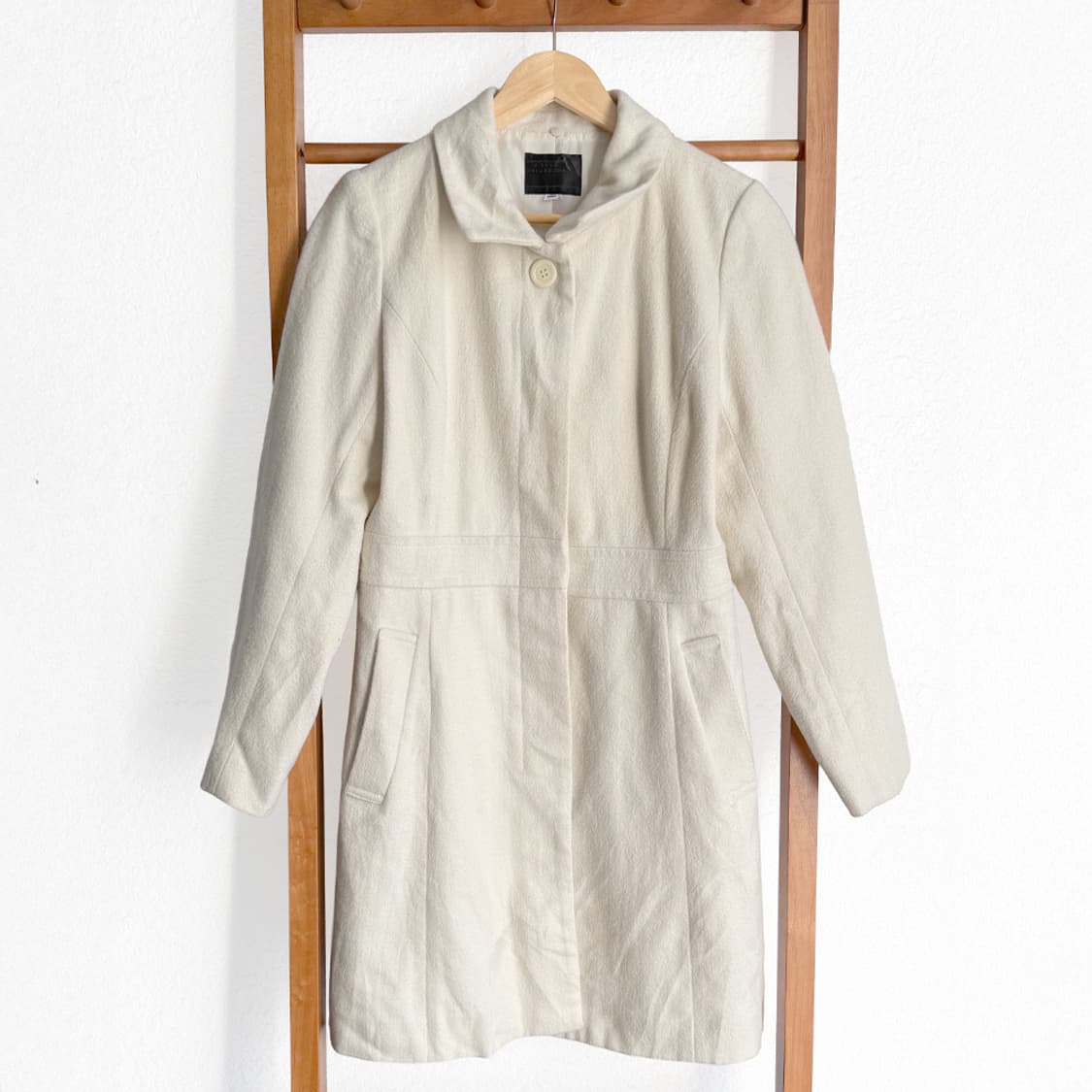 하루카 크림 톤 울 코트 상품이미지1