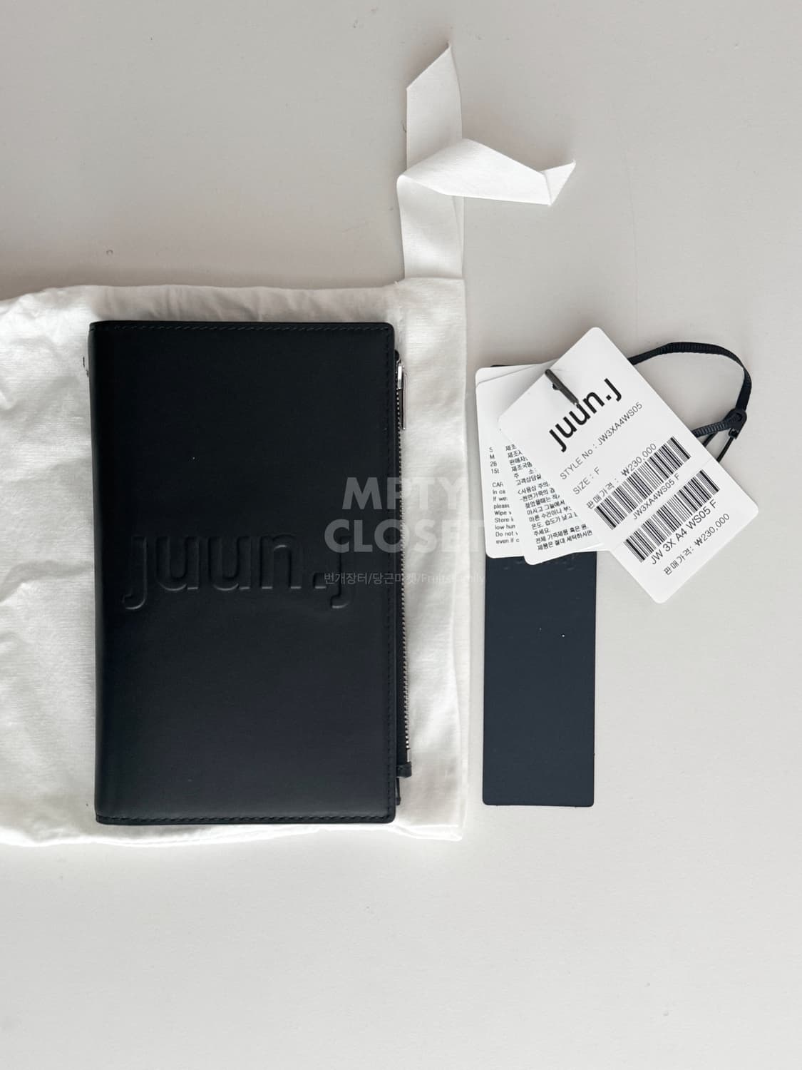 juun.j 준지 가죽 여권 지갑 상품이미지5