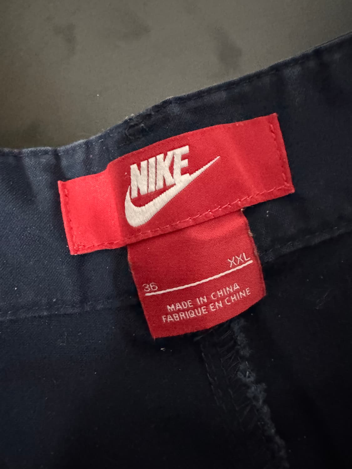 나이키 Nike 코튼 면 반바지 네이비 2XL 36.2인치 상품이미지3