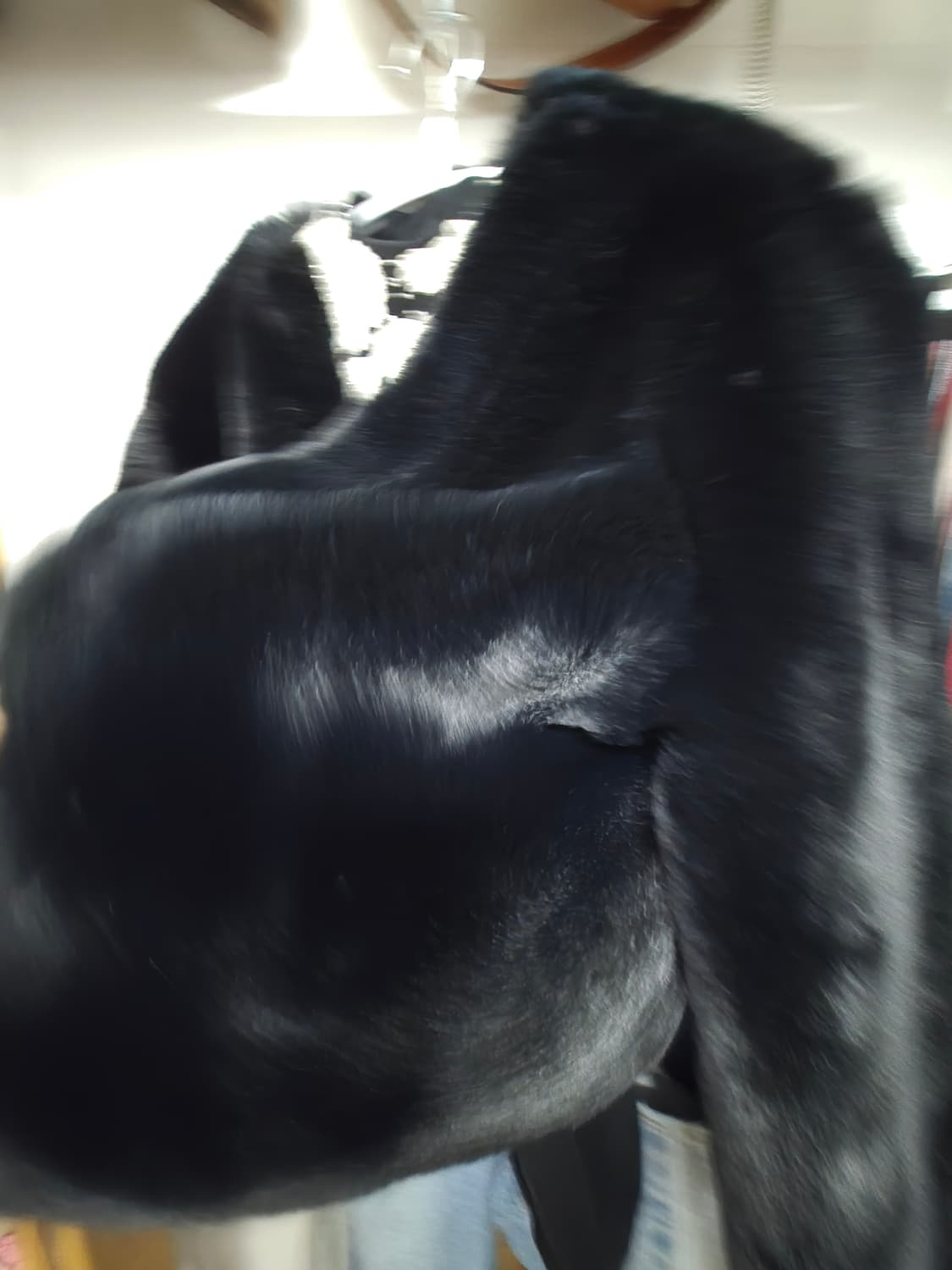 질스튜어트 에코밍크퍼 자켓. sickos 빈티지데님 상품이미지3