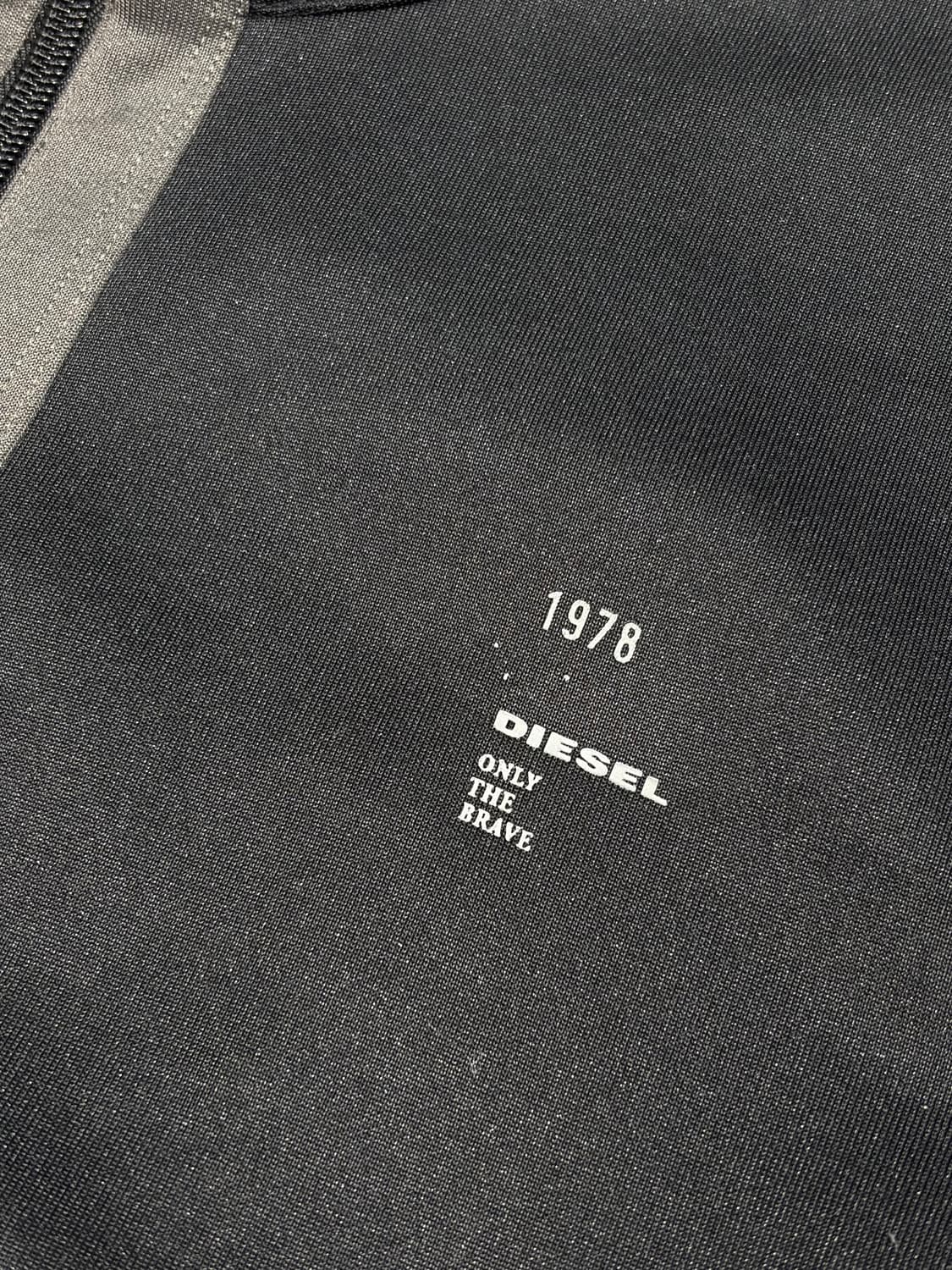 디젤 로고 디테일 져지 트랙탑 자켓 상품이미지4