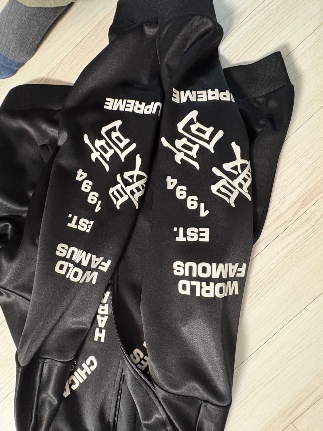 슈프림 월드와이드 트리콧 트랙 자켓 블랙 상품이미지5