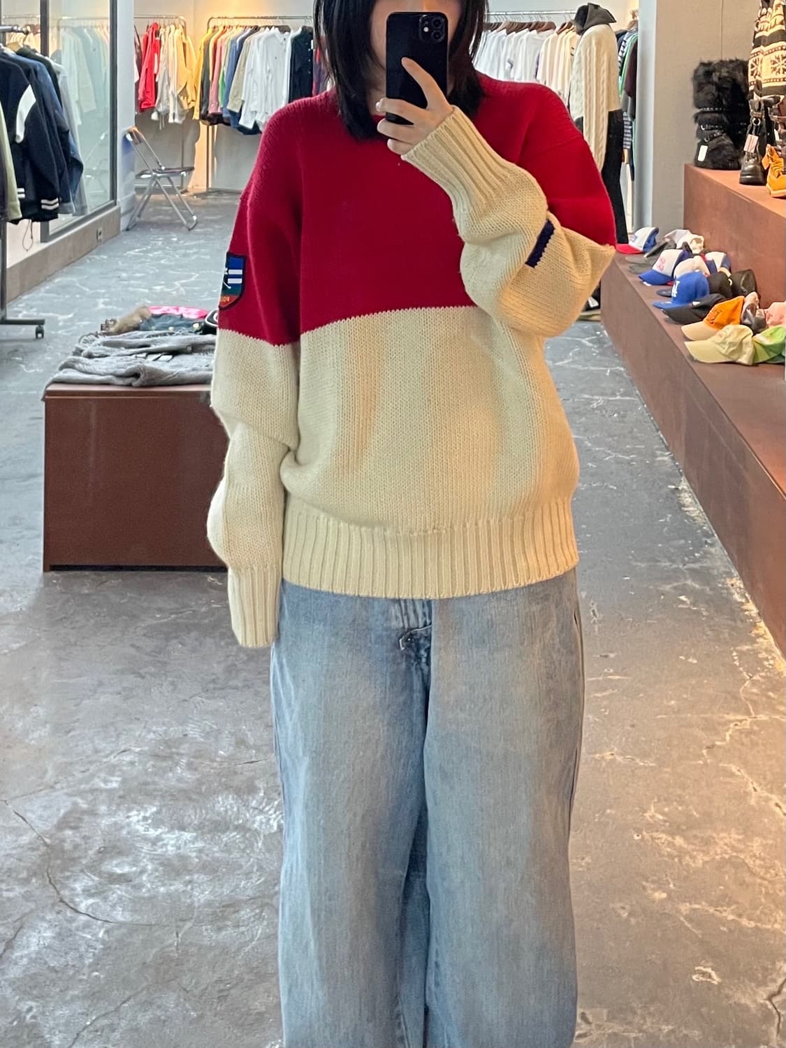 폴로 랄프로렌 80‘s 수이사이드 스키 패치 니트 H911 상품이미지1