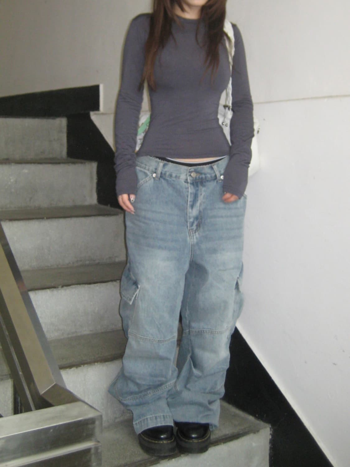 아워캐비넷 chance cargo denim pants (새상품)(M) 상품이미지2