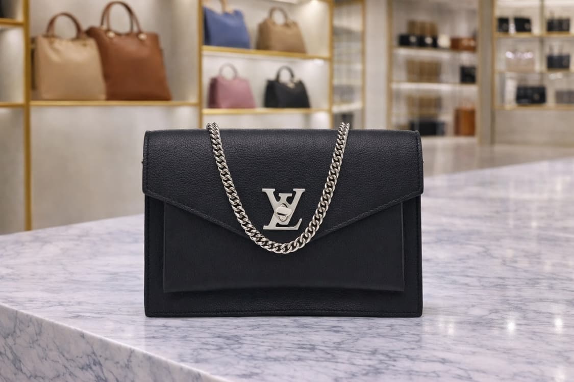 [S급] 루이비통 마이락미 체인 포쉐트 카프스킨 블랙 판매합니다!!! 상품이미지1