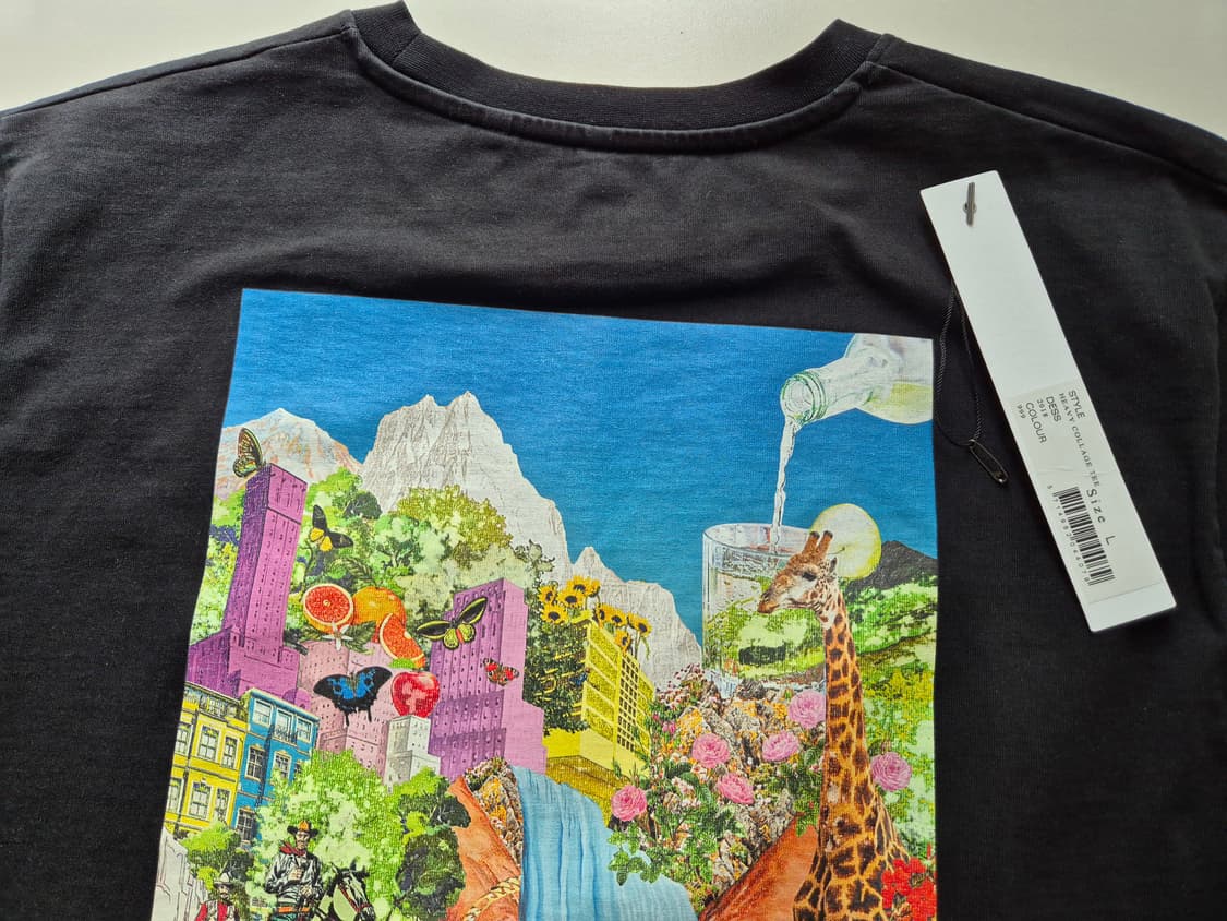 선플라워 헤비 콜라주 티셔츠 상품이미지3