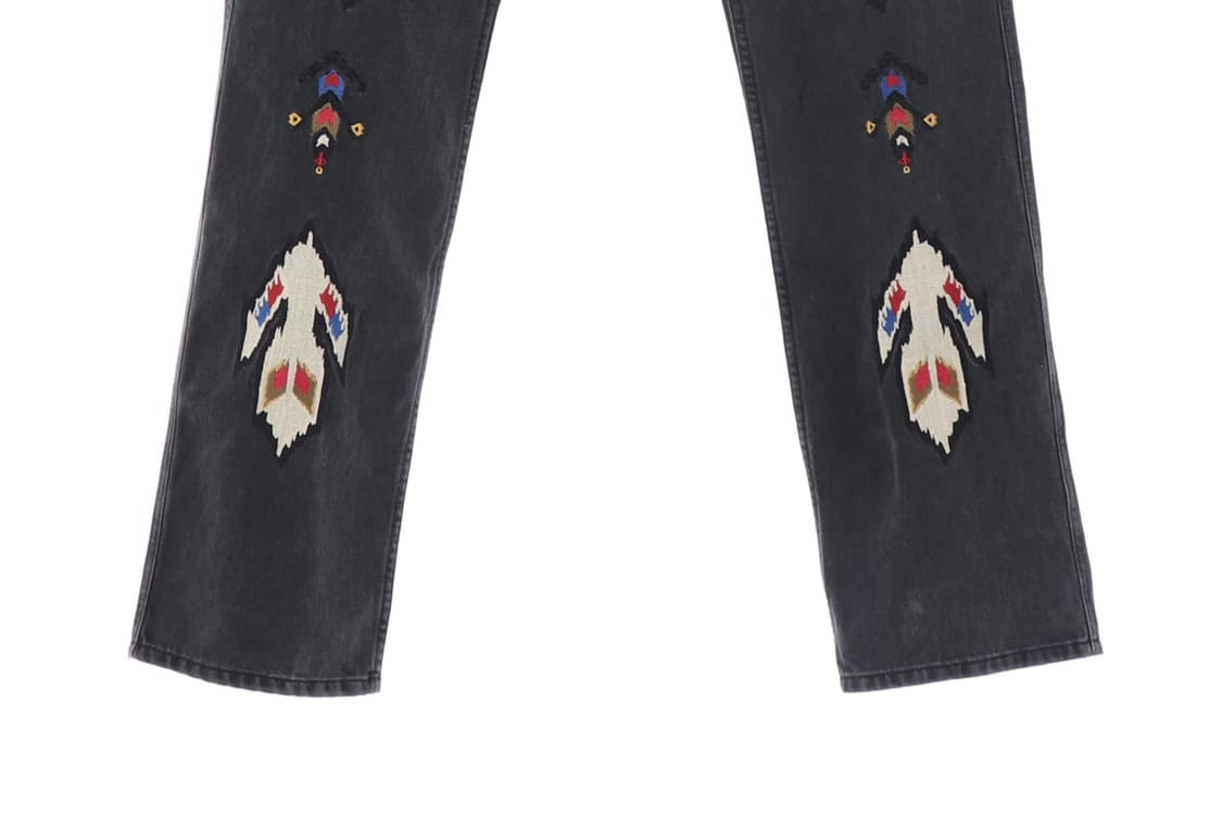 (새상품) 이자벨마랑 그레이 루이스 자수 데님 청바지 W30
 상품이미지5