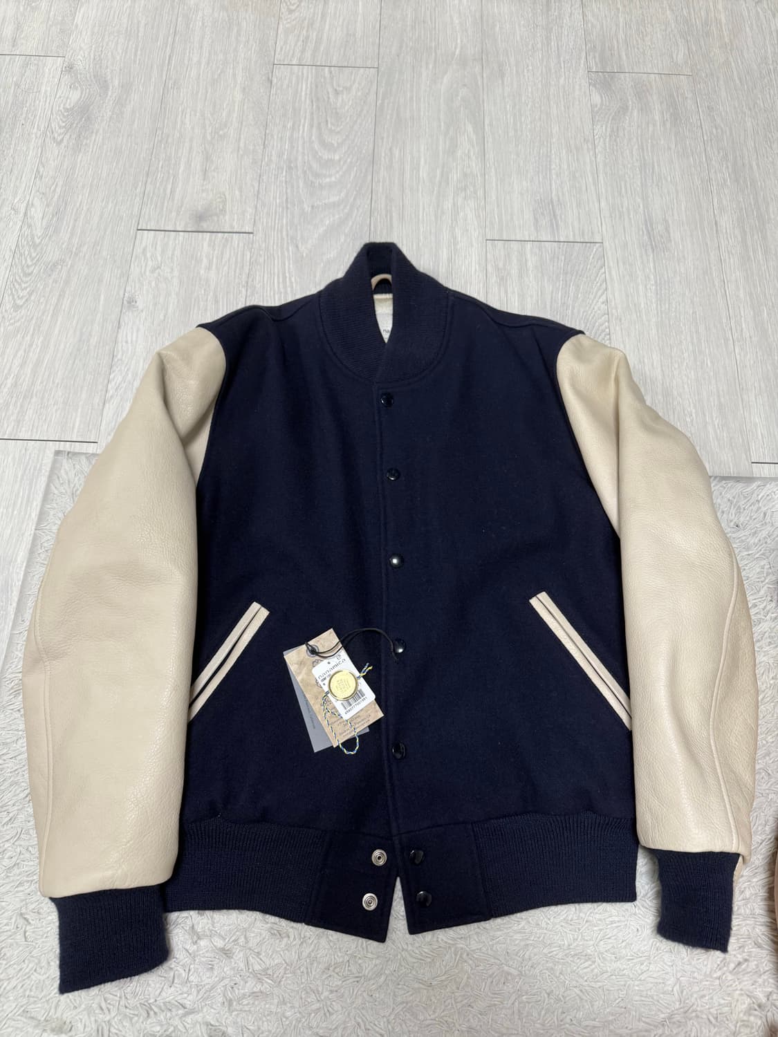 (M)나나미카 골든베어 21fw 바시티 자켓 상품이미지1