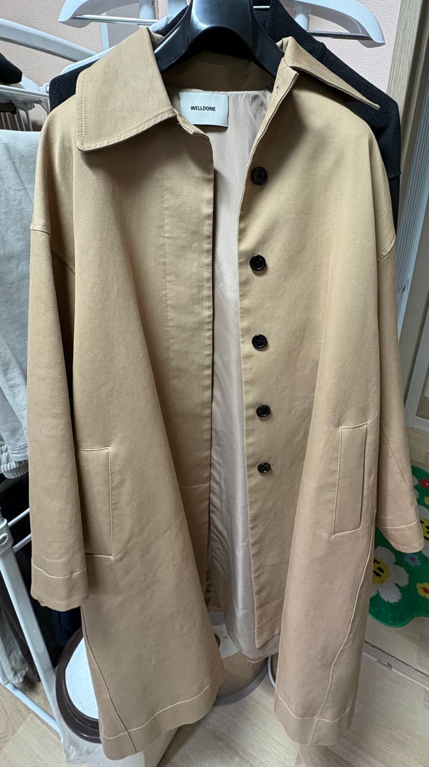 We11done 웰던 트렌치 코트 베이지 / os 상품이미지2
