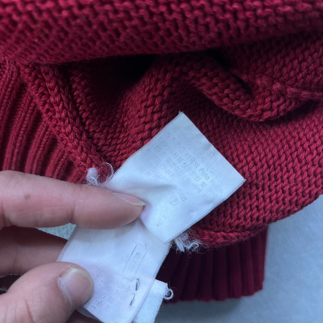 100 폴로랄프로렌 90s 코튼 가디건 상품이미지5