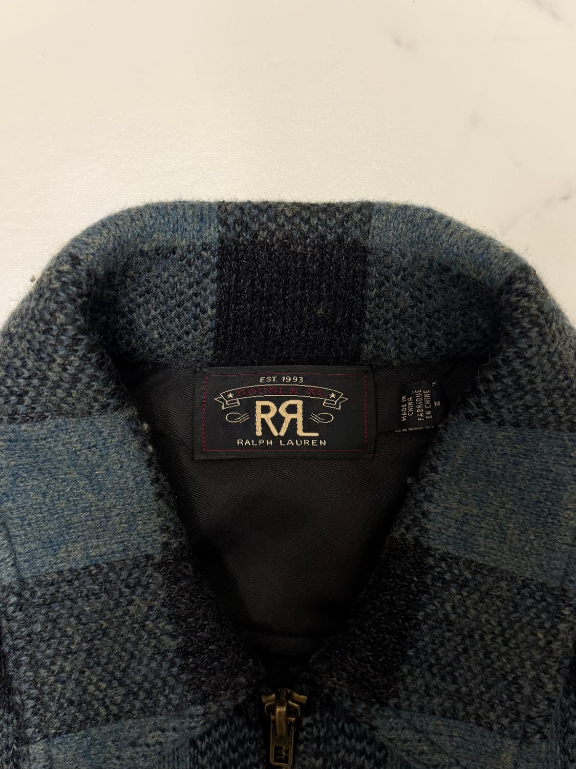 RRL 버팔로 울 집업니트 상품이미지2