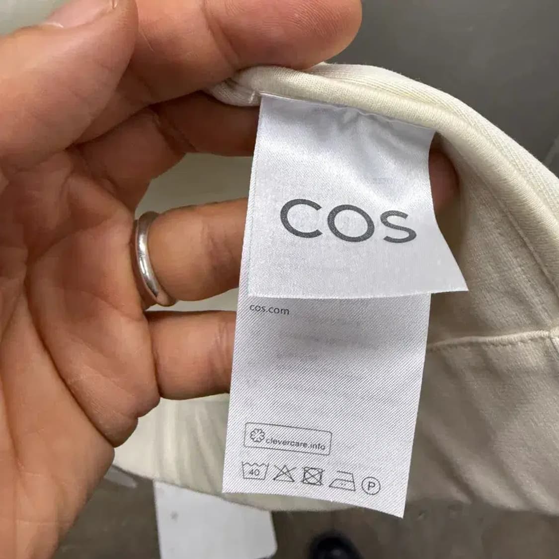 COS 셔츠 자켓 아이보리 M 상품이미지6