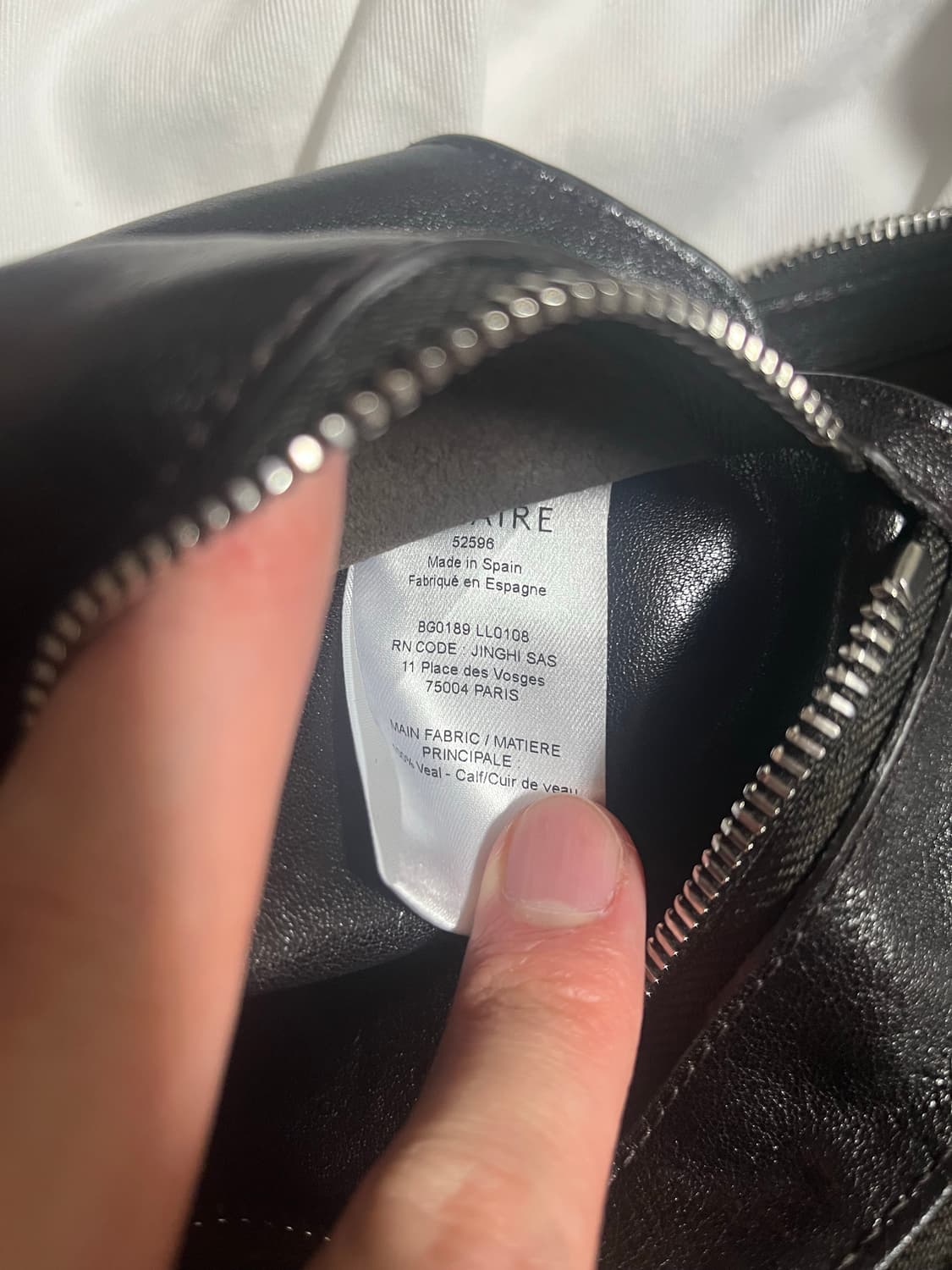 25fw 르메르 벨티드 호보백 다크초코 상품이미지3