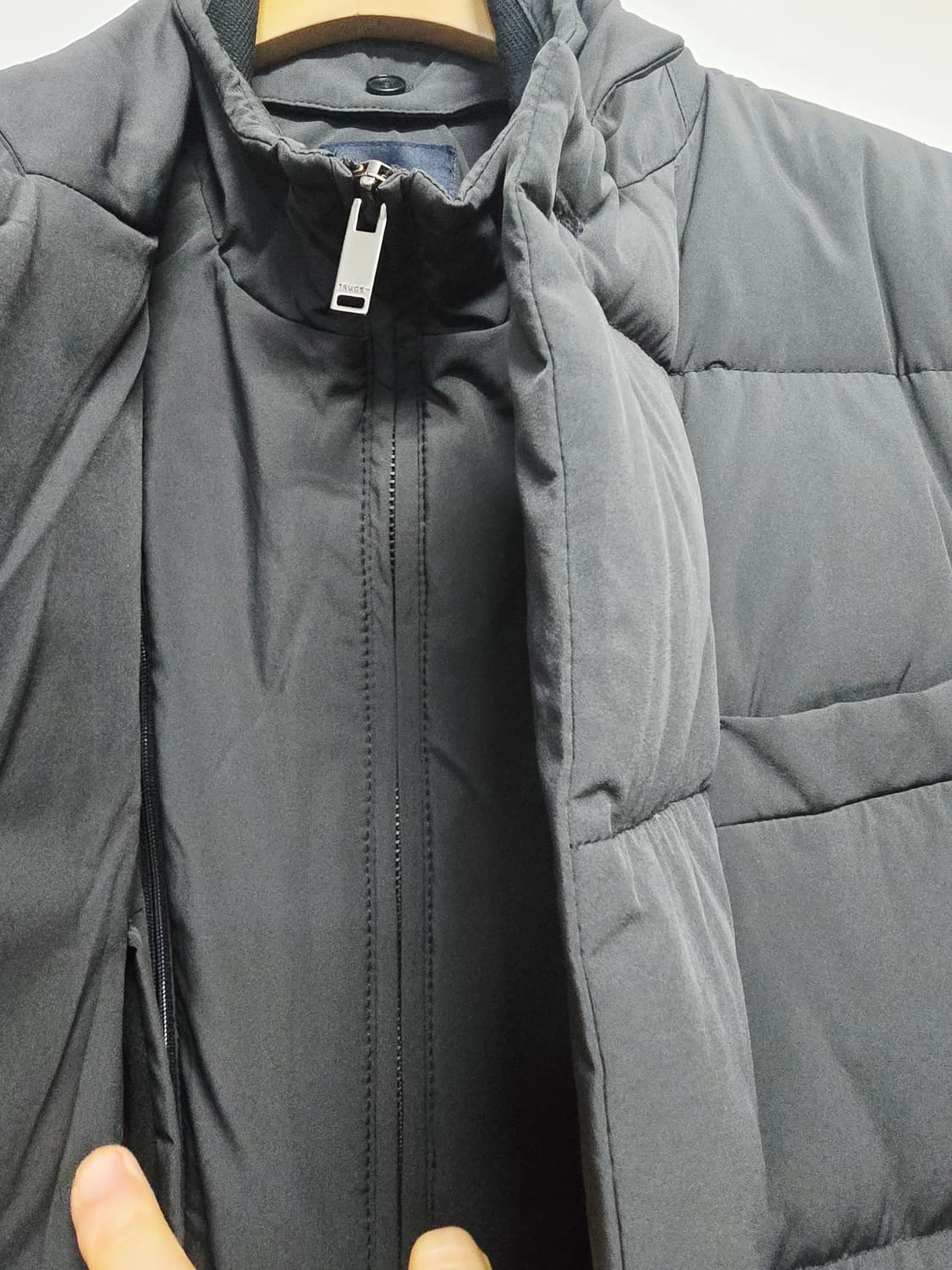 트루젠 스타일러쉬 남성 구스다운패딩 코트 그레이 상품이미지6