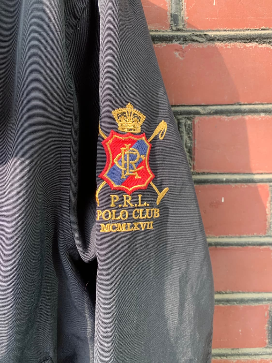 폴로 랄프로렌 클럽 블루종 자켓 자수 사이즈 L 상품이미지3