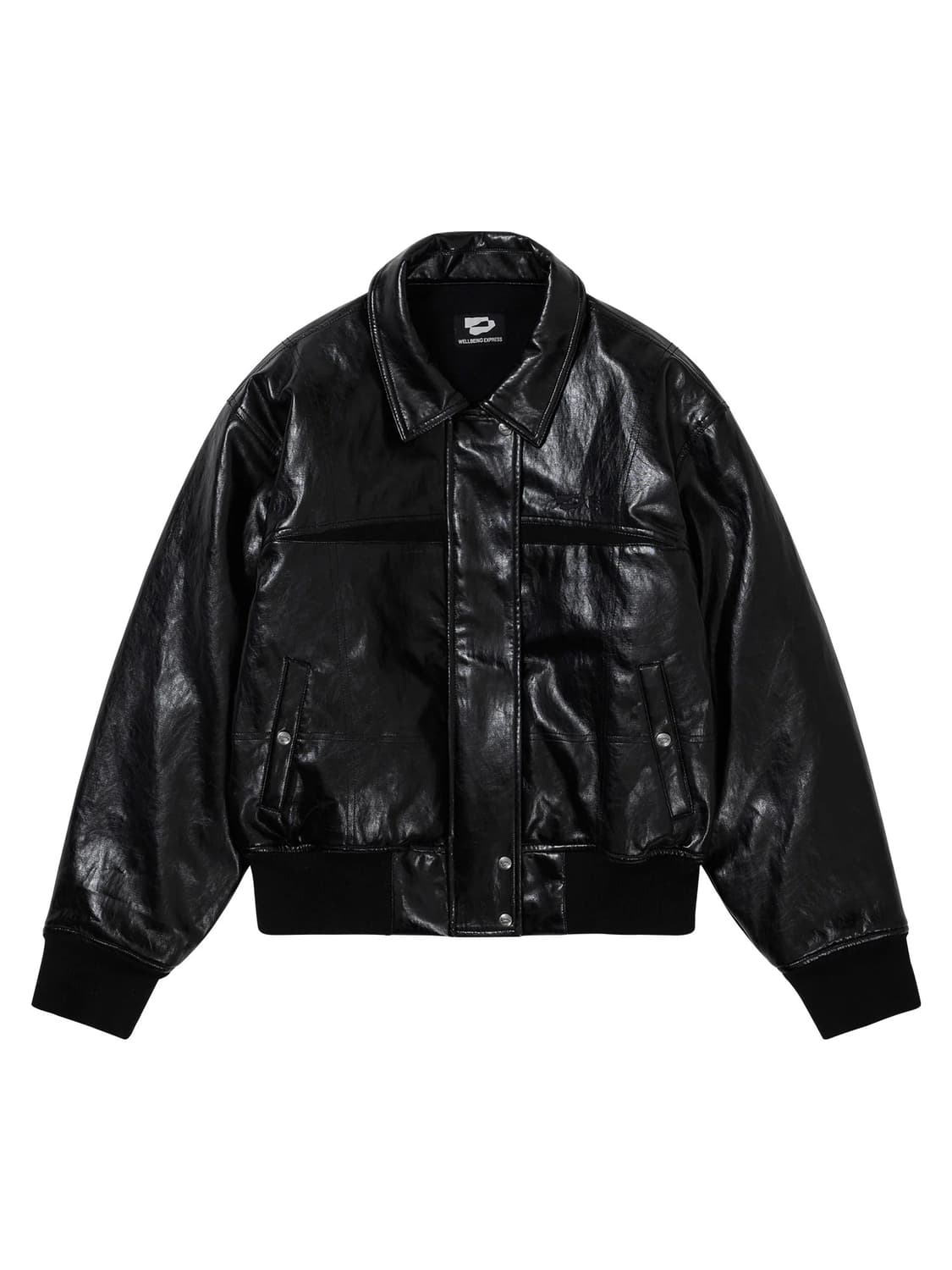 웰빙익스프레스 / Padded Faux Leather Jacket / M 상품이미지1