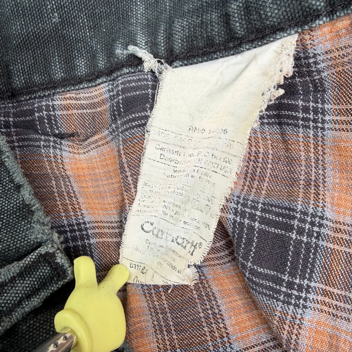 OG 빈티지 칼하트 B111 BLK 싱글니 카펜터 팬츠 상품이미지10