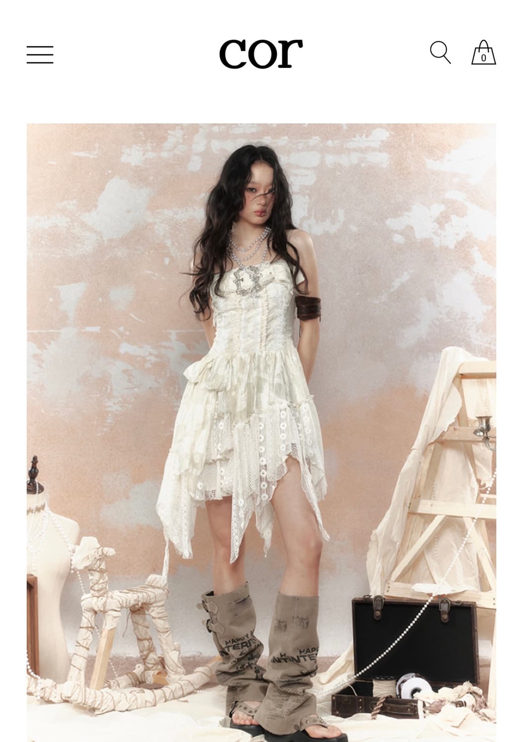  tube top dress 샵코르 shopcor  상품이미지1