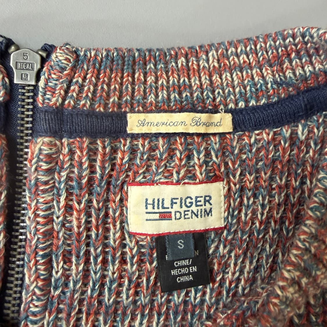 타미힐피거 뒷지퍼 와플니트 S 상품이미지4