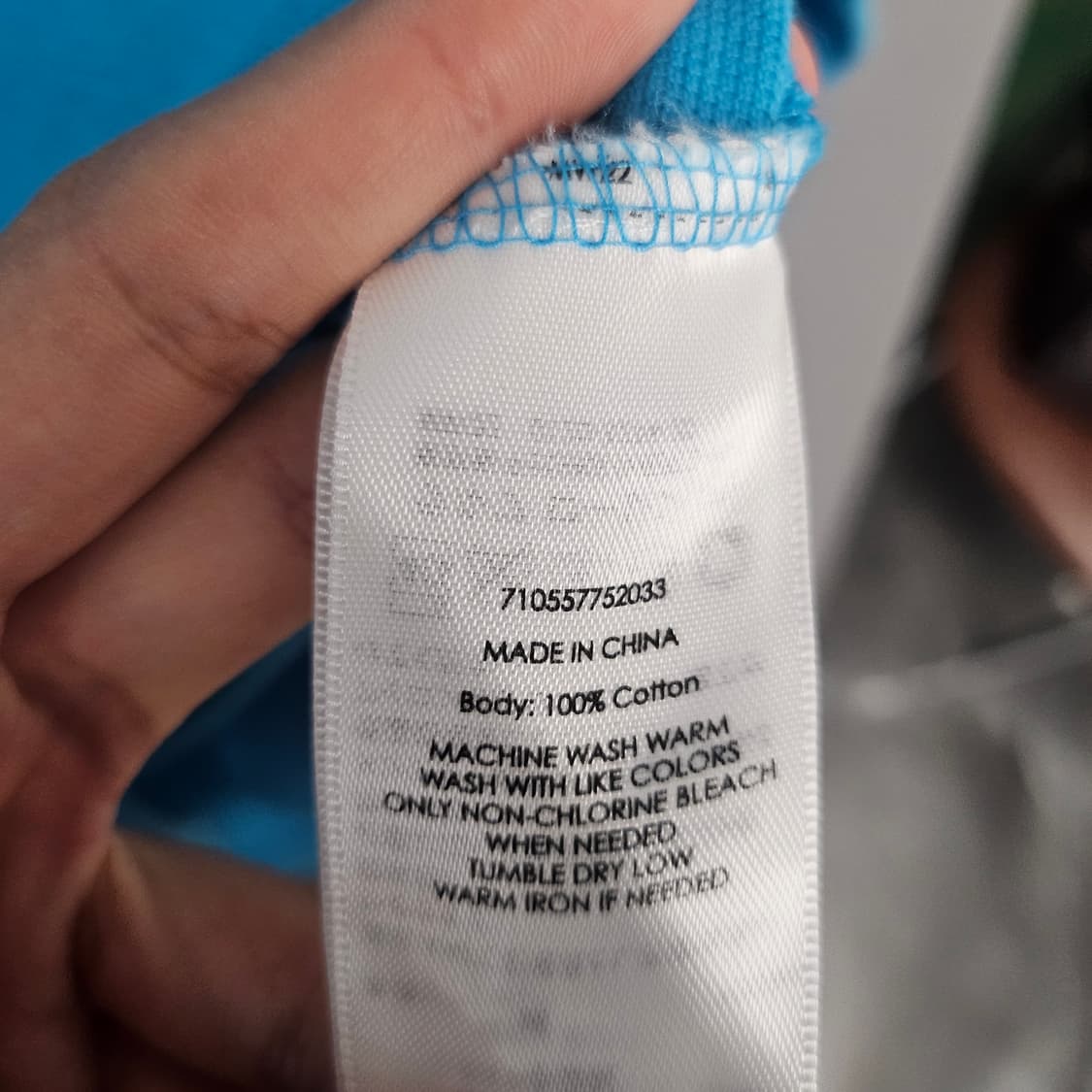 폴로 랄프로렌 포니 코튼 반팔 카라티 스카이블루 상품이미지5