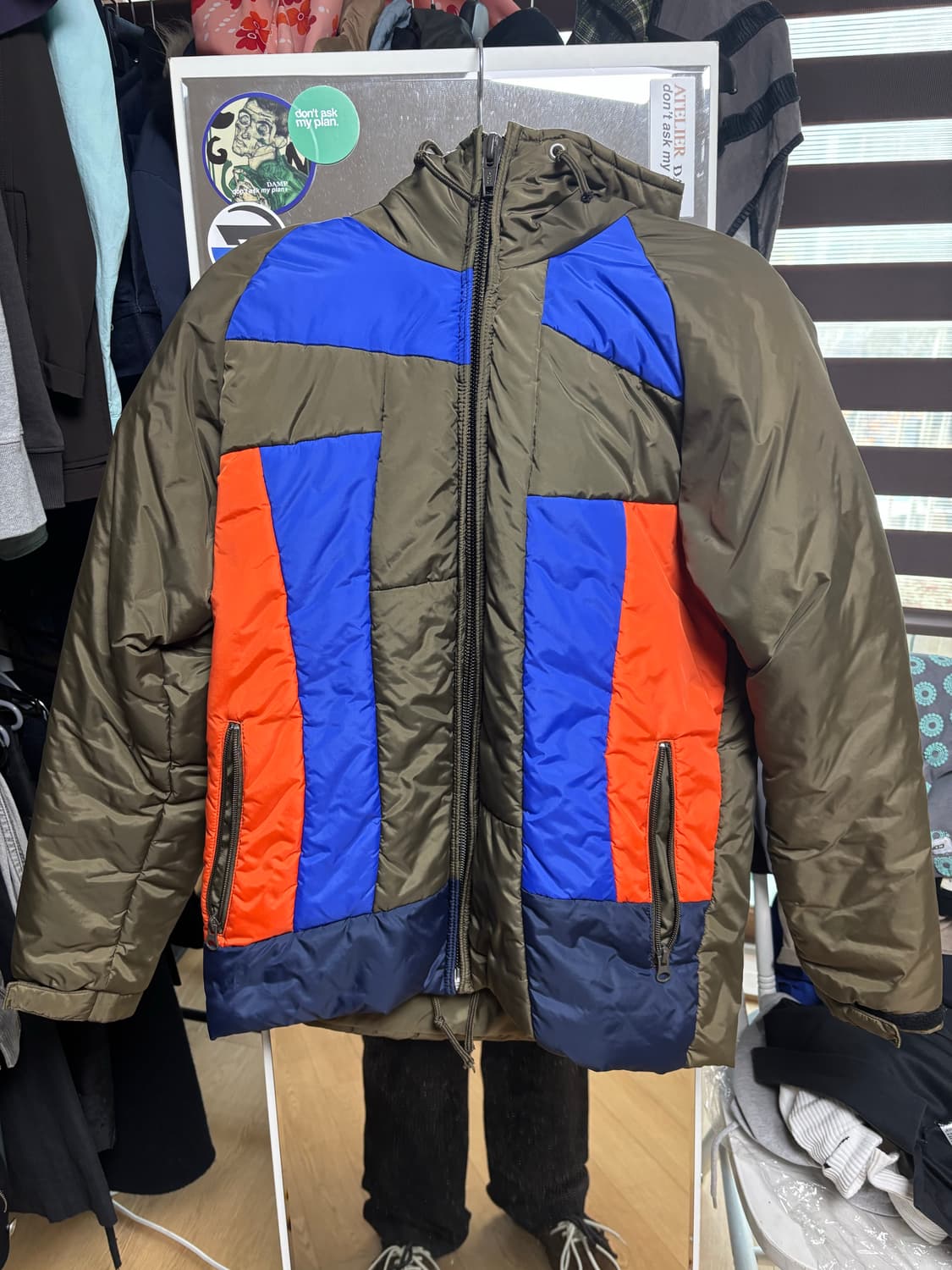 (S)comme des garcons shirts 컬러블록 패딩 상품이미지1