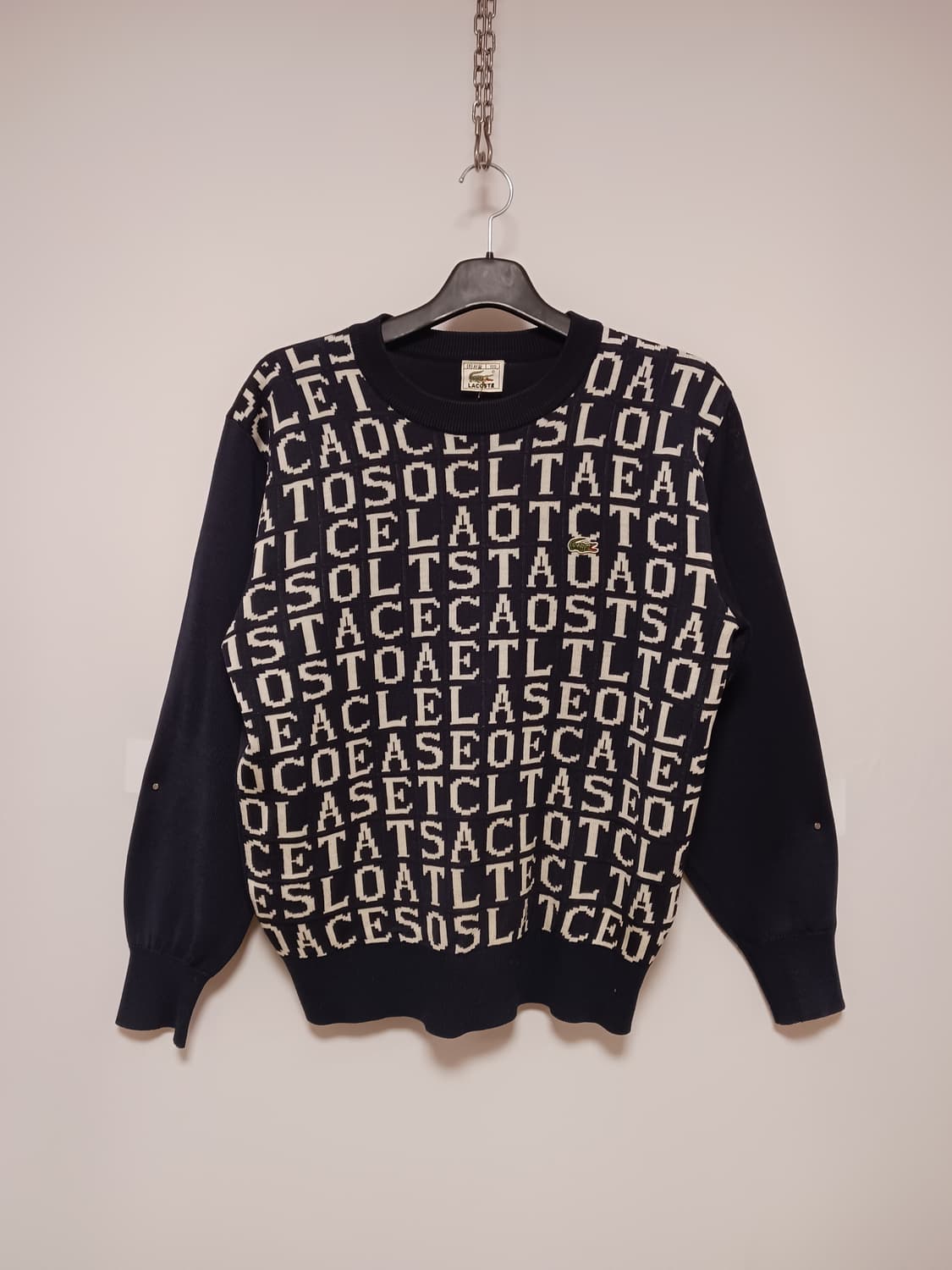 서광 라코스테 레터링가디건 상품이미지1