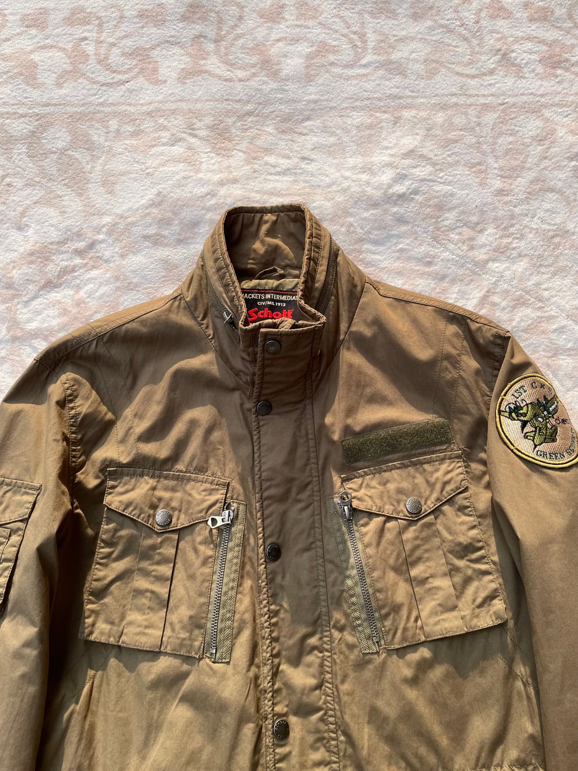 쇼트x쿠엔토 올리브 호넷 필드자켓  상품이미지2