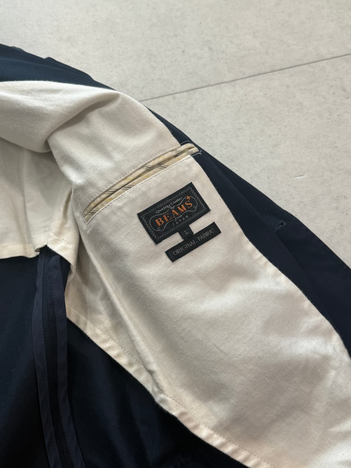 빔즈플러스 치노 셋업 L 네이비 상품이미지3