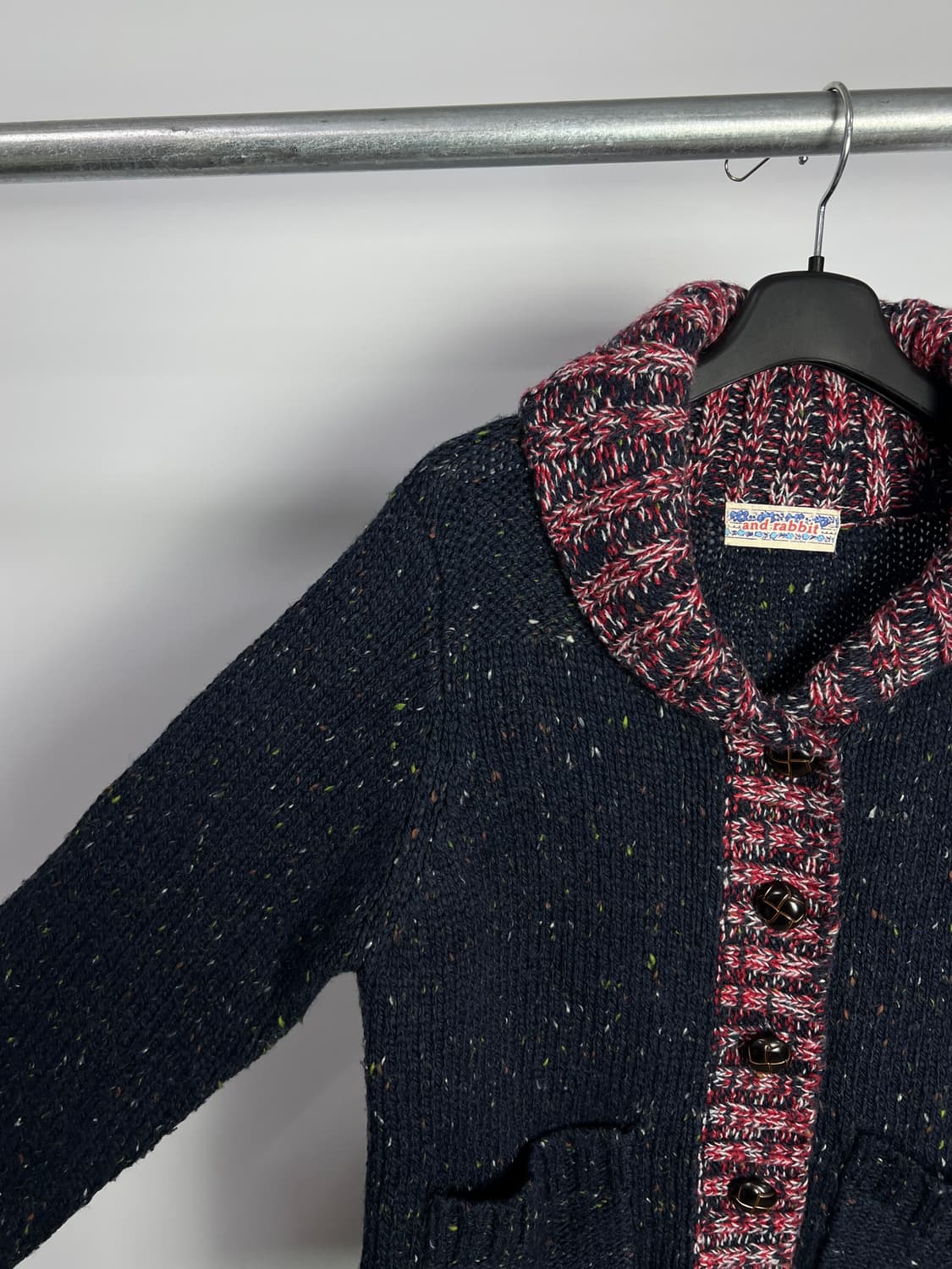 AND RABBIT 울 혼방 니트 가디건  상품이미지5
