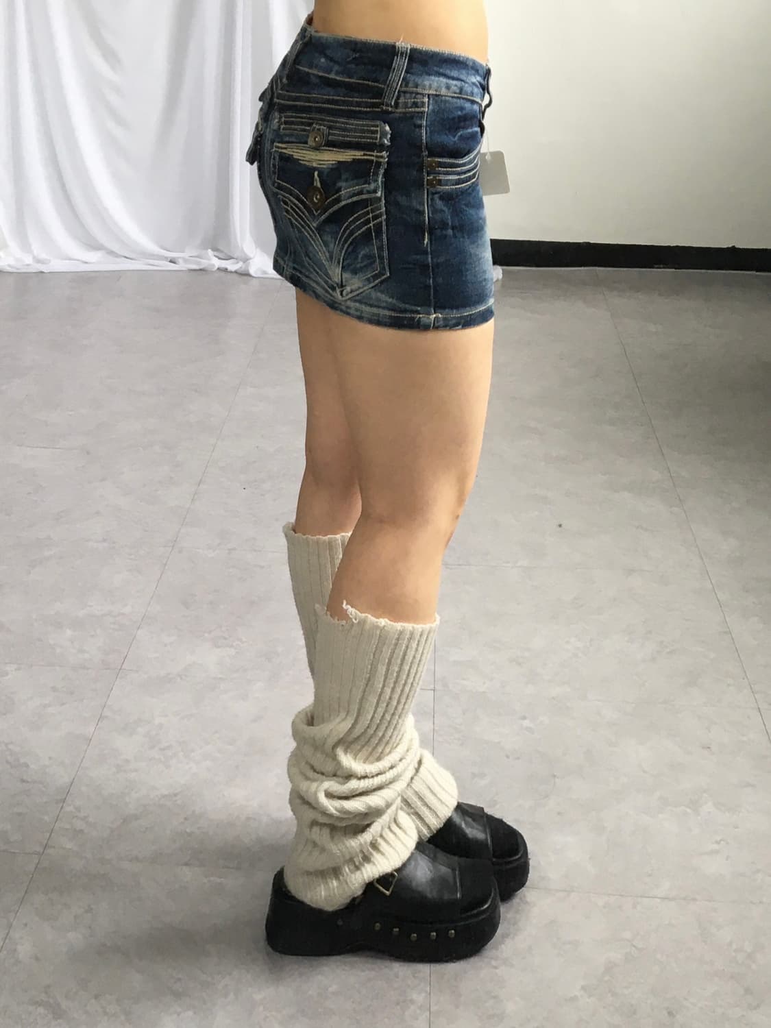 Washing denim skirt 상품이미지7