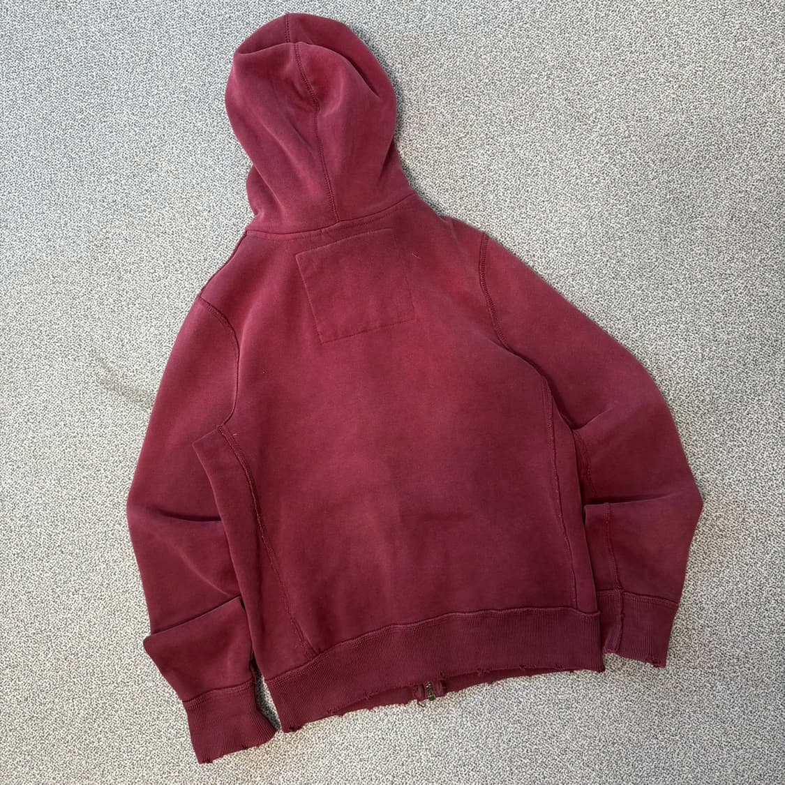 아베크롬비 버건디 후드집업 상품이미지4