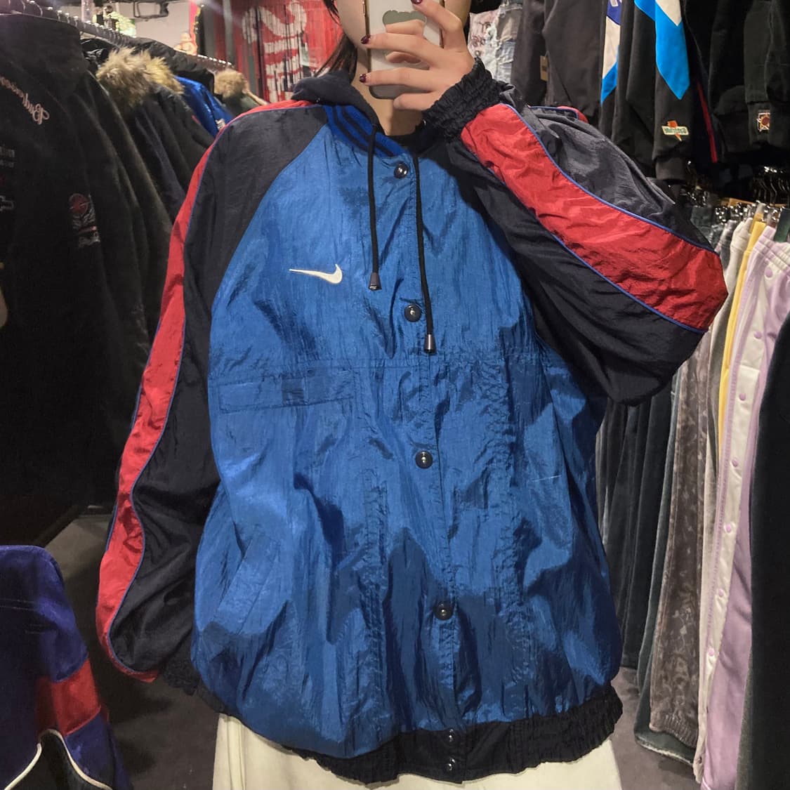 [IM]나이키 바람막이 블루종 (후드o) 상품이미지1