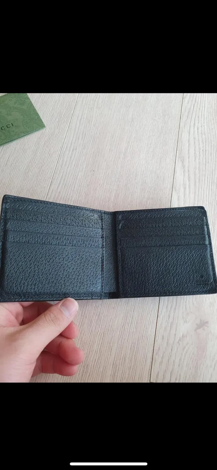 [A+급/정품] 구찌 GG 마몽 반지갑 블랙 상품이미지4