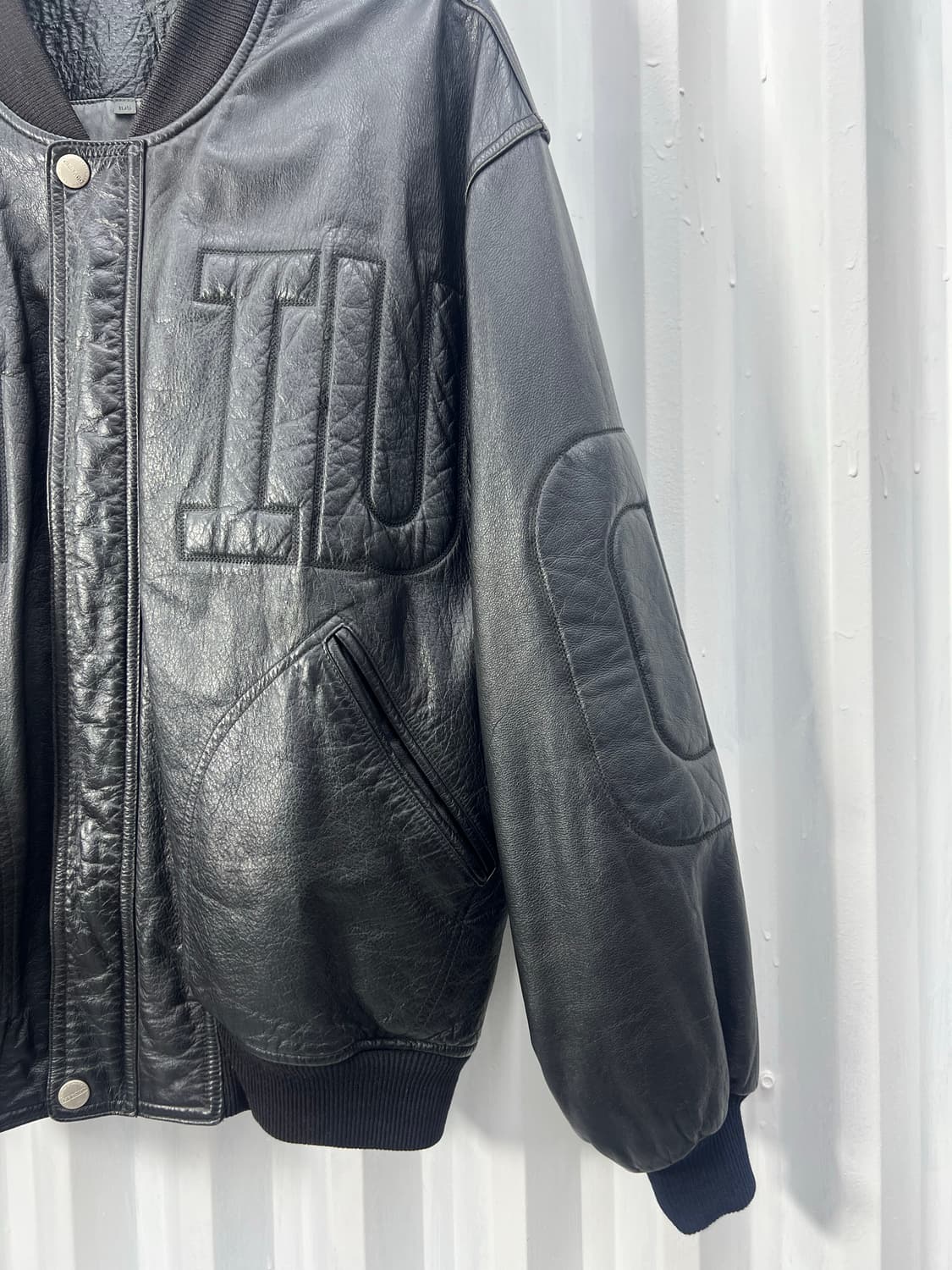 90s) Girbaud cowhide bomber 상품이미지3