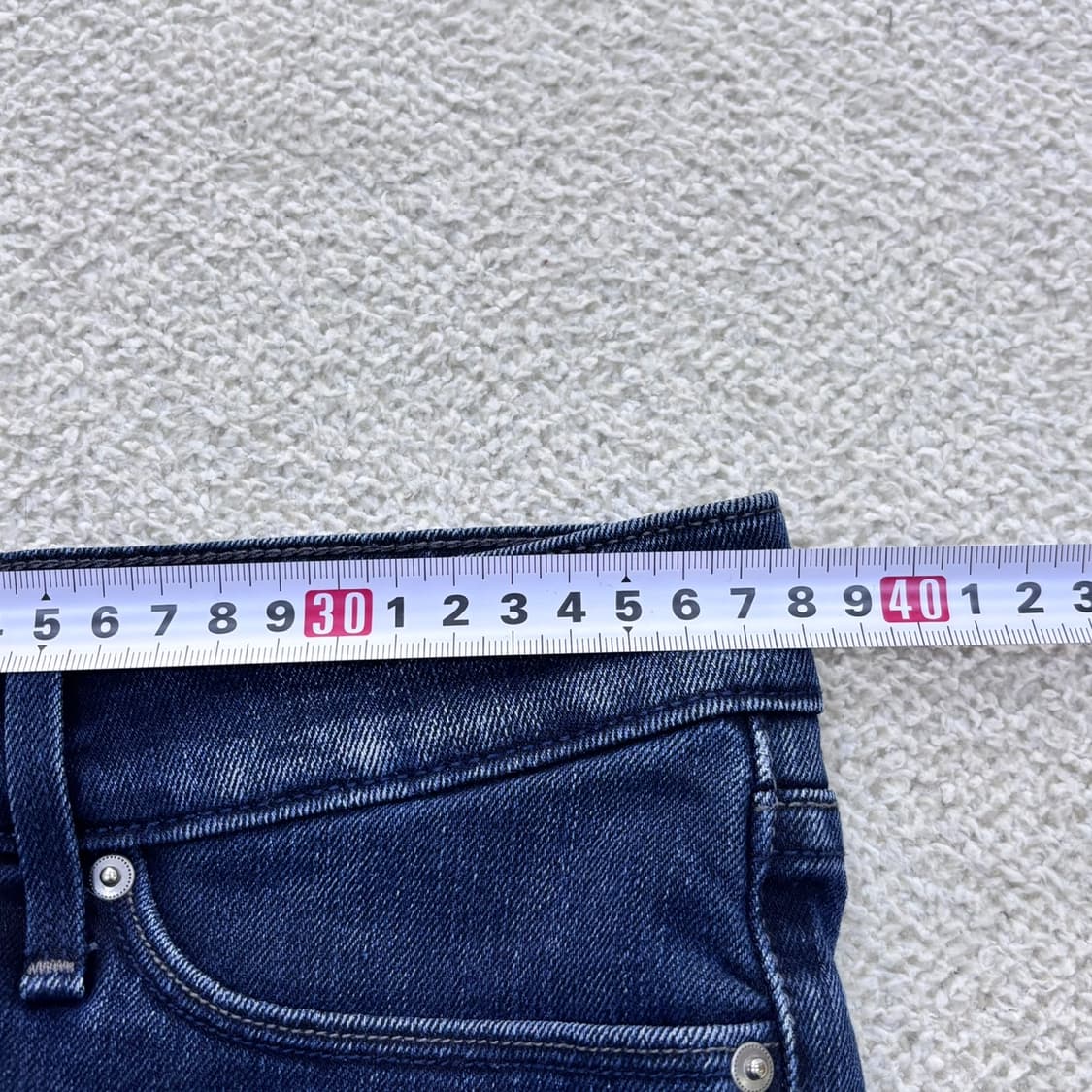 W27 리바이스 여성 데님 핫 팬츠 0406E 상품이미지6