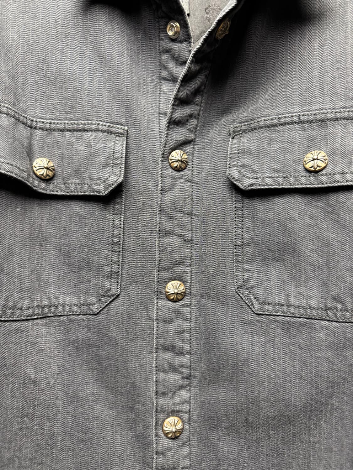 [L] 크롬하츠 워크독 자켓 블랙 헤링본 내피Ver 상품이미지4