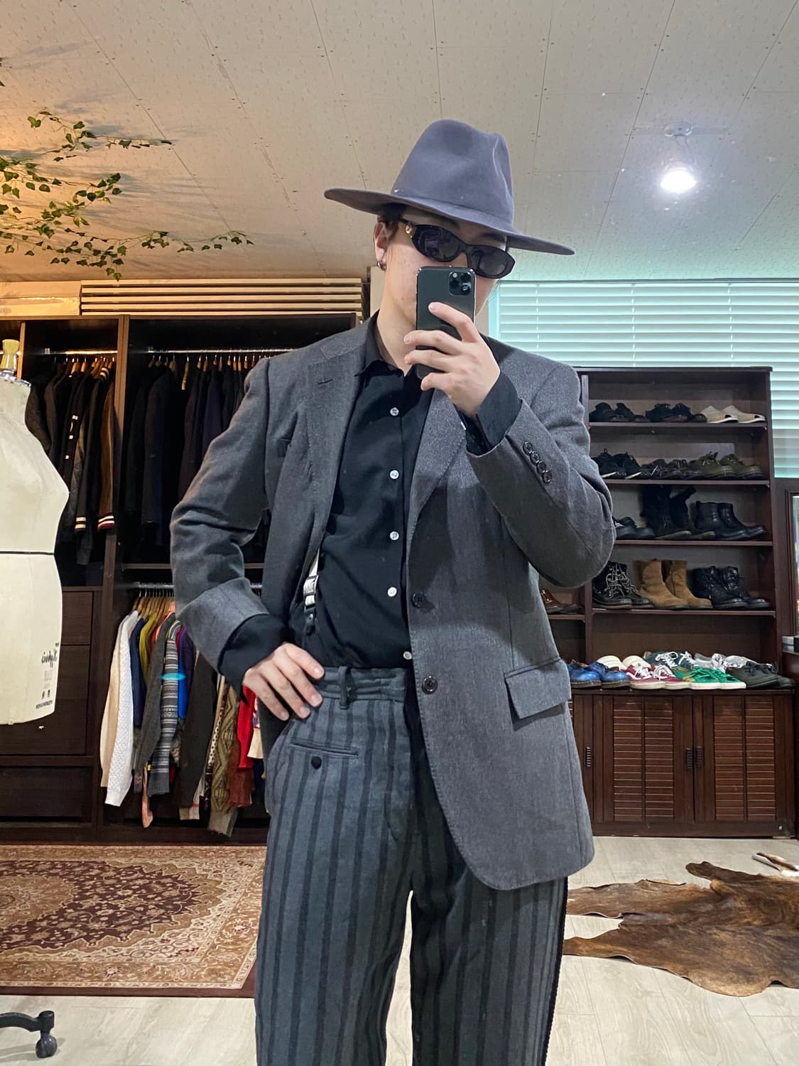 YOSYO by beams wool slacks 상품이미지10