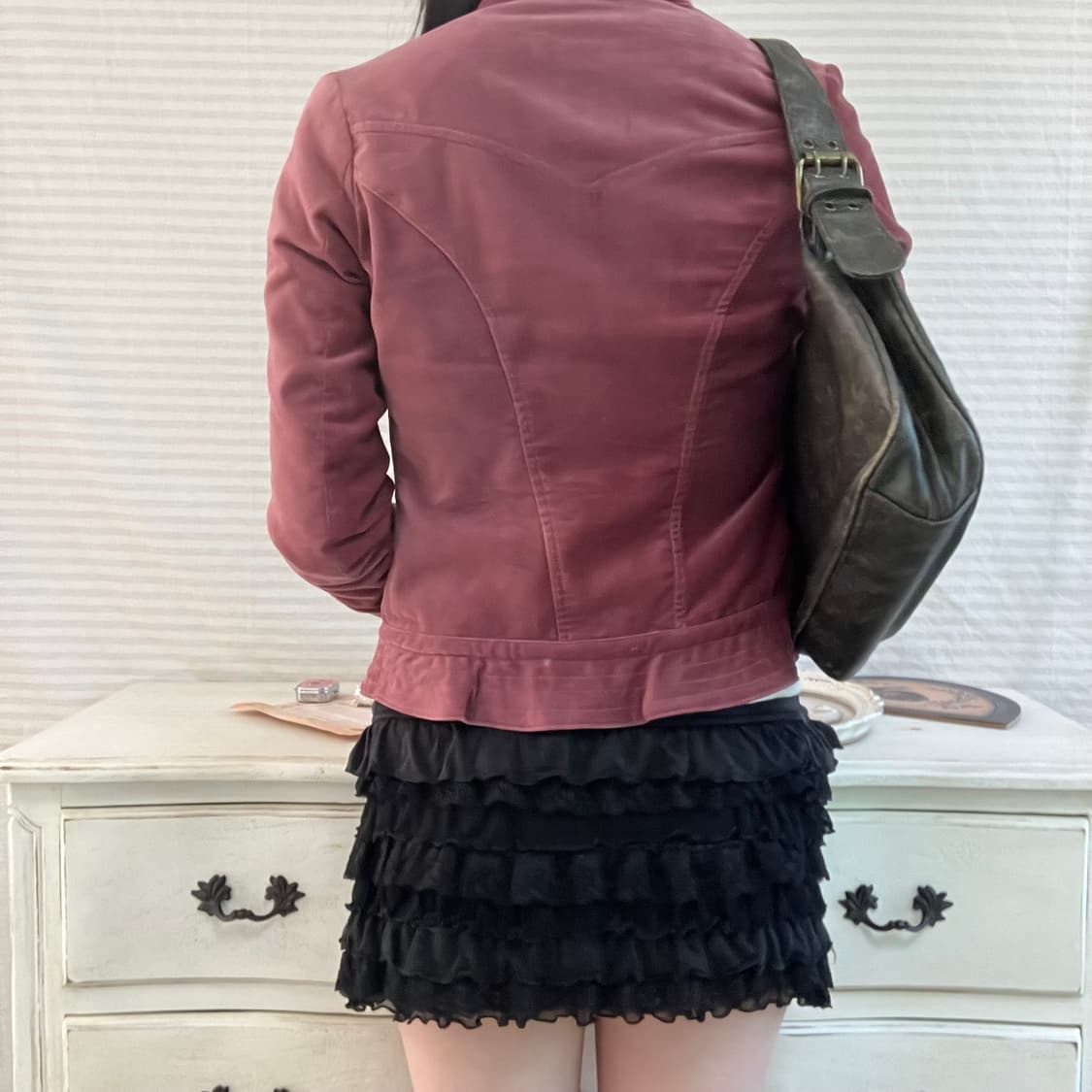 jpn vintage 딥 핑크 자켓 y2k 스트릿 갸루 펑키   fabr 상품이미지3
