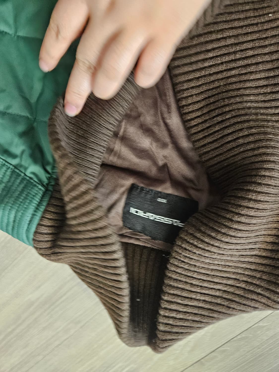 파사디 남성 골프 방풍 퀼팅니트패딩 100 상품이미지6