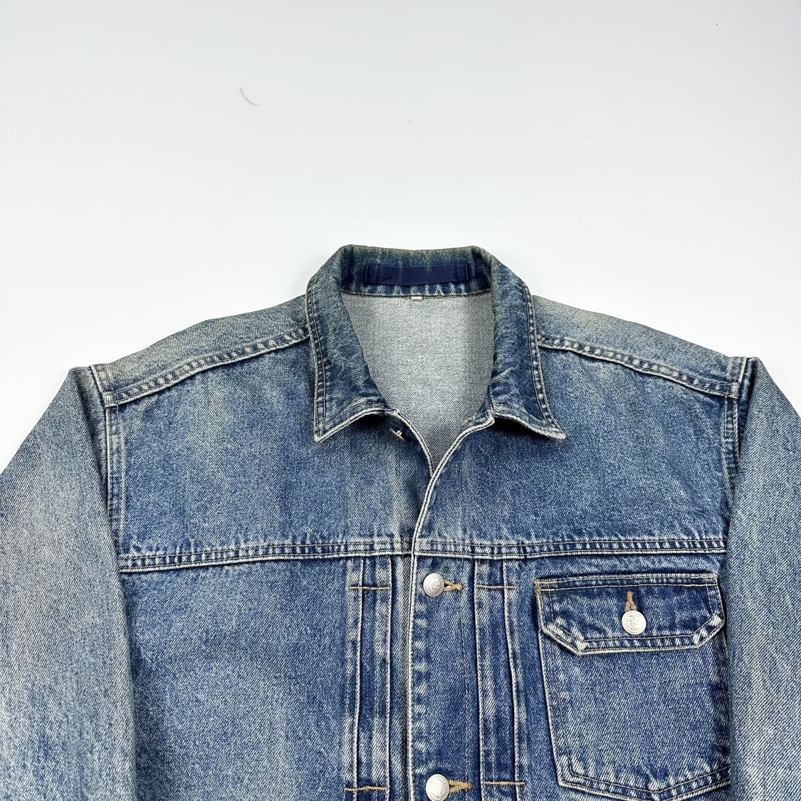 JPN 재팬빈티지 오버핏 데님 트러커자켓 M 상품이미지2