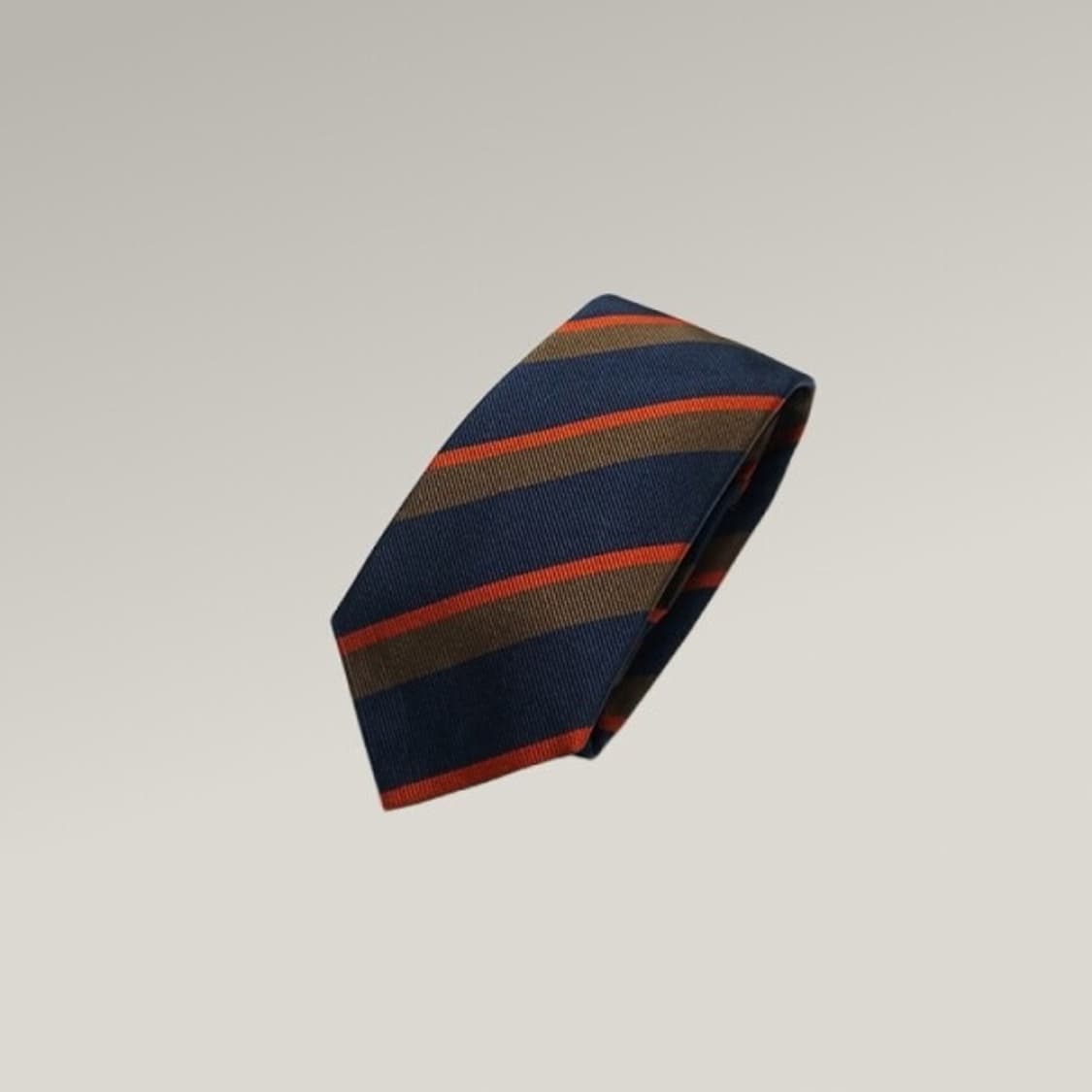새상품 브루넬로 쿠치넬리 네이비브라운 넥타이 상품이미지1