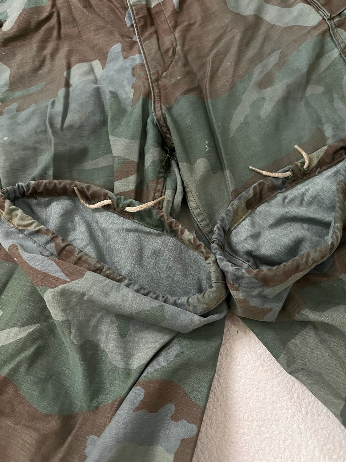 미군 오리지널 bdu 우드랜드 카모 팬츠 상품이미지9