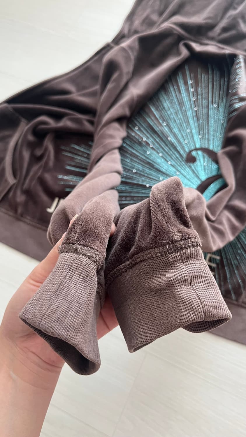 쥬시꾸뛰르 개대장템 브라운 집업 세트 상품이미지6