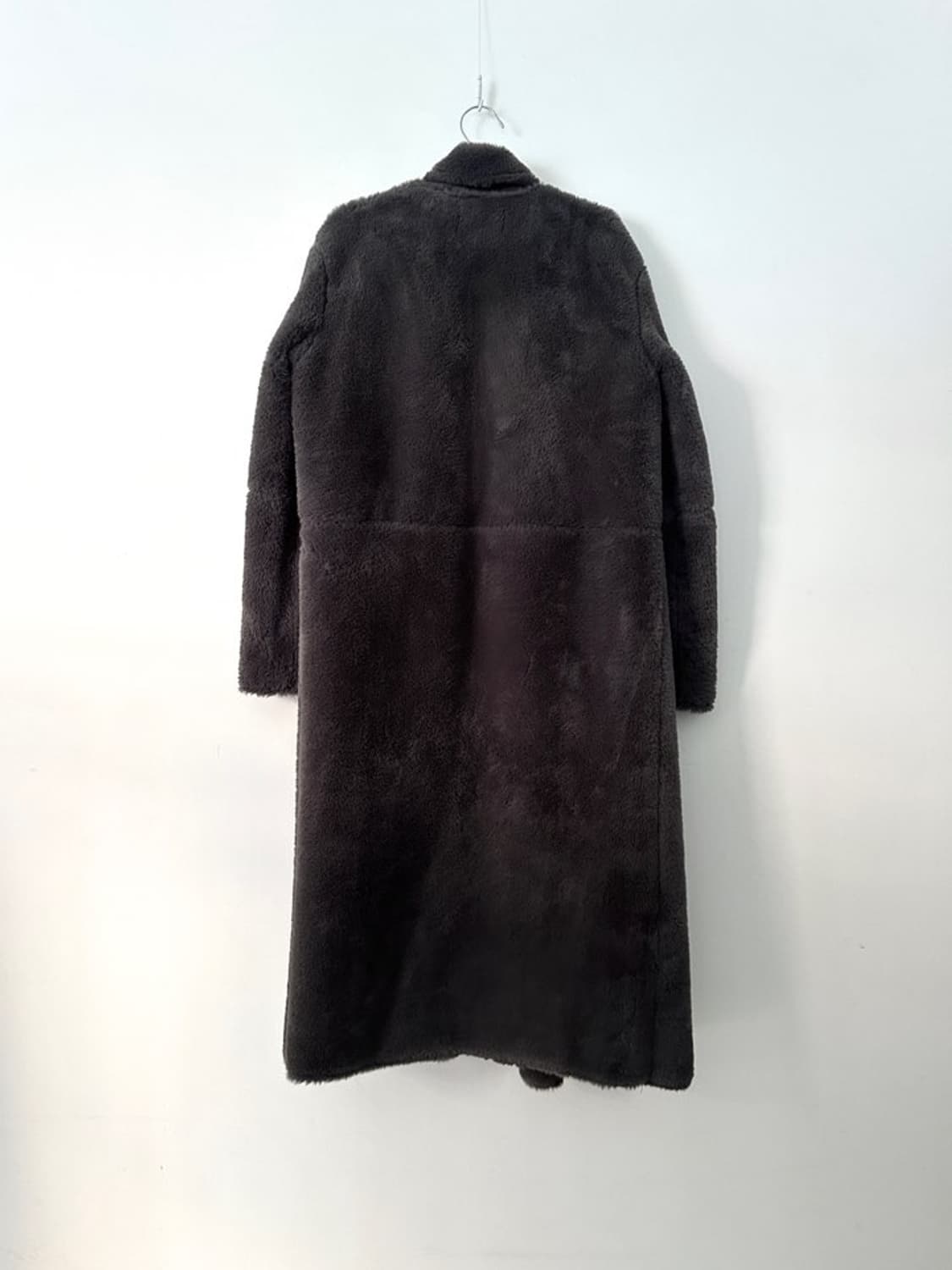 Heavy warm soft fur coat / grey 상품이미지8