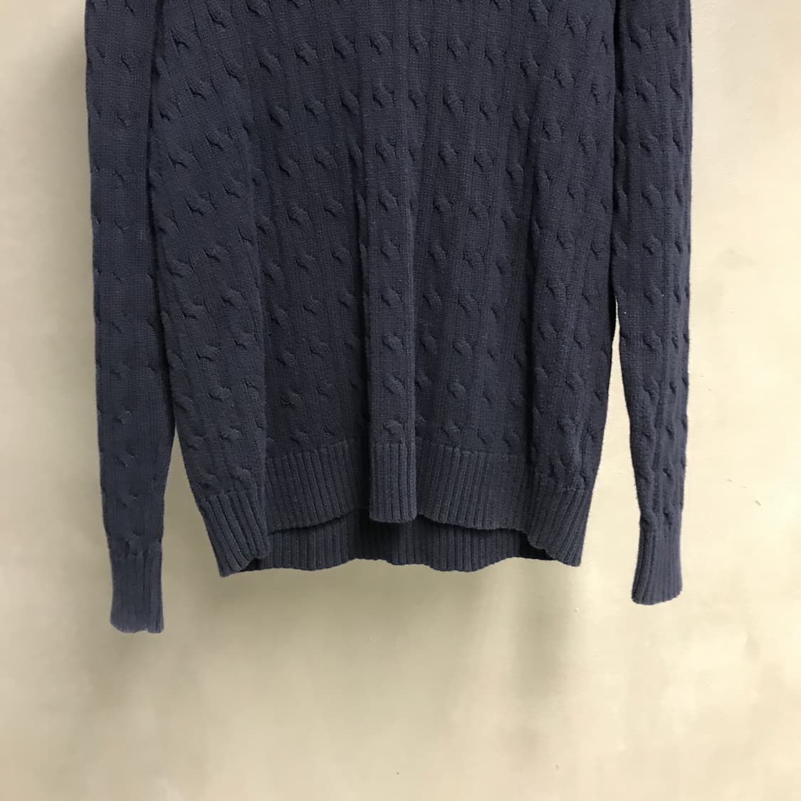 폴로 랄프로렌 케이블 니트 네이비 XL18-20 상품이미지3