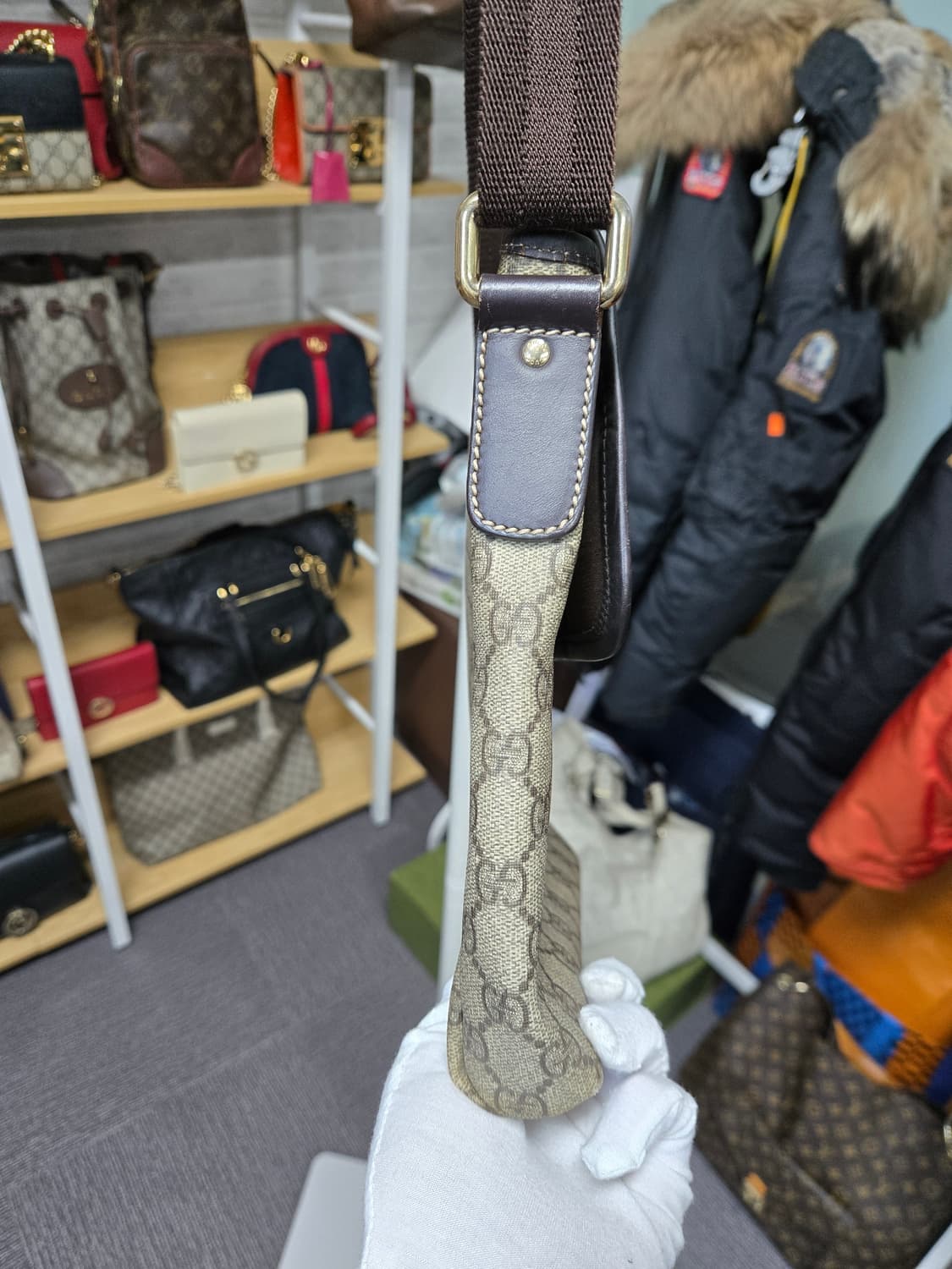 [특가][정품] 구찌 시그니처 메신저백 상품이미지3