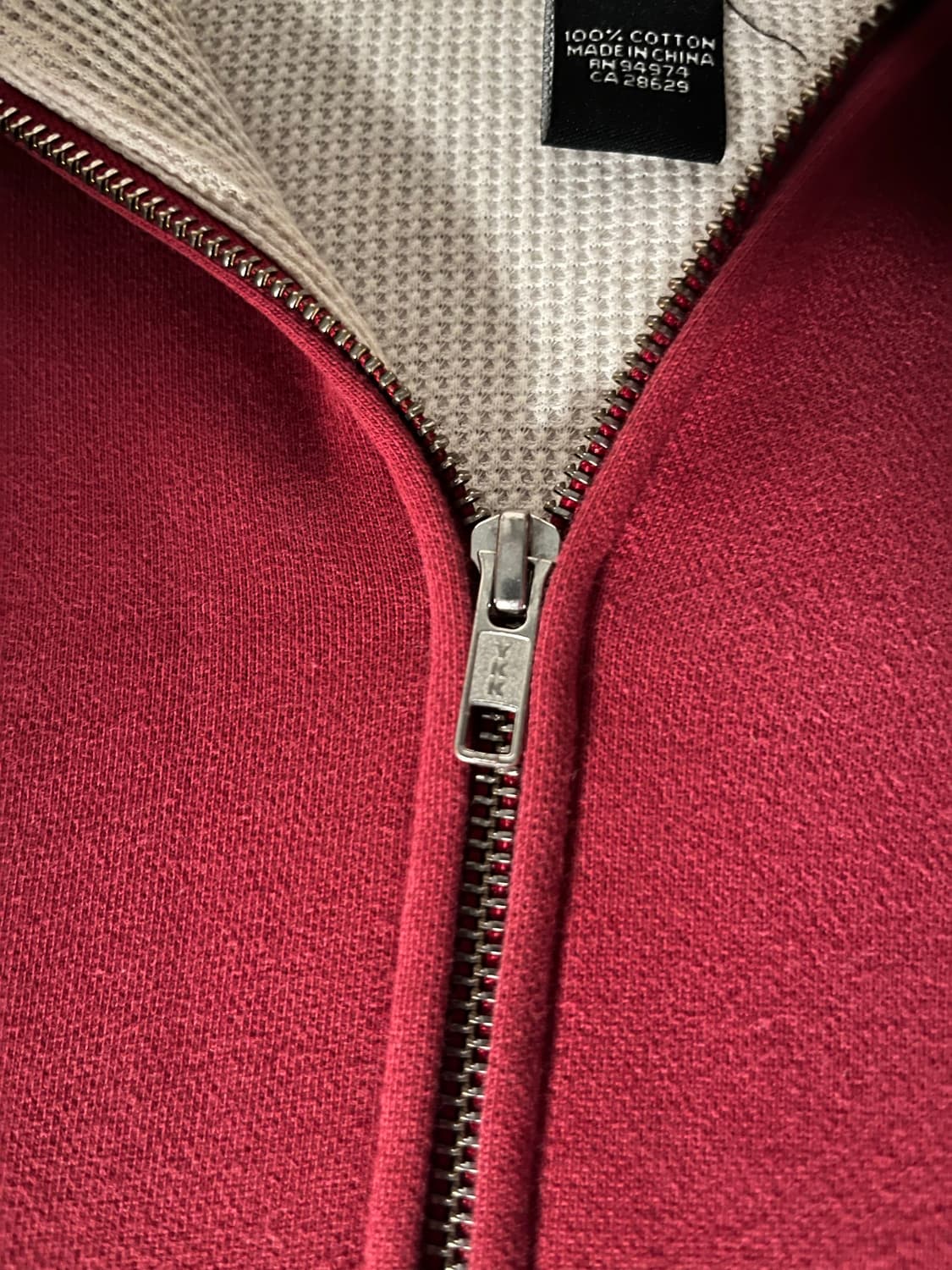 스투시 벌리스레드 후드집업 버건디-s 상품이미지7