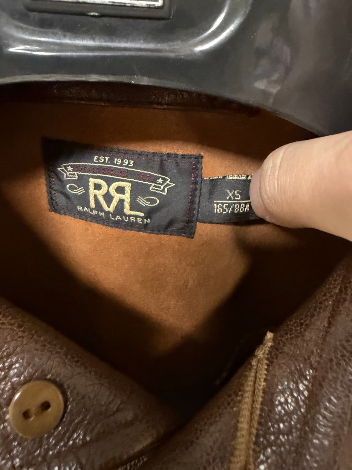 RRL 코삭 레더 염소가죽 XS 상품이미지2