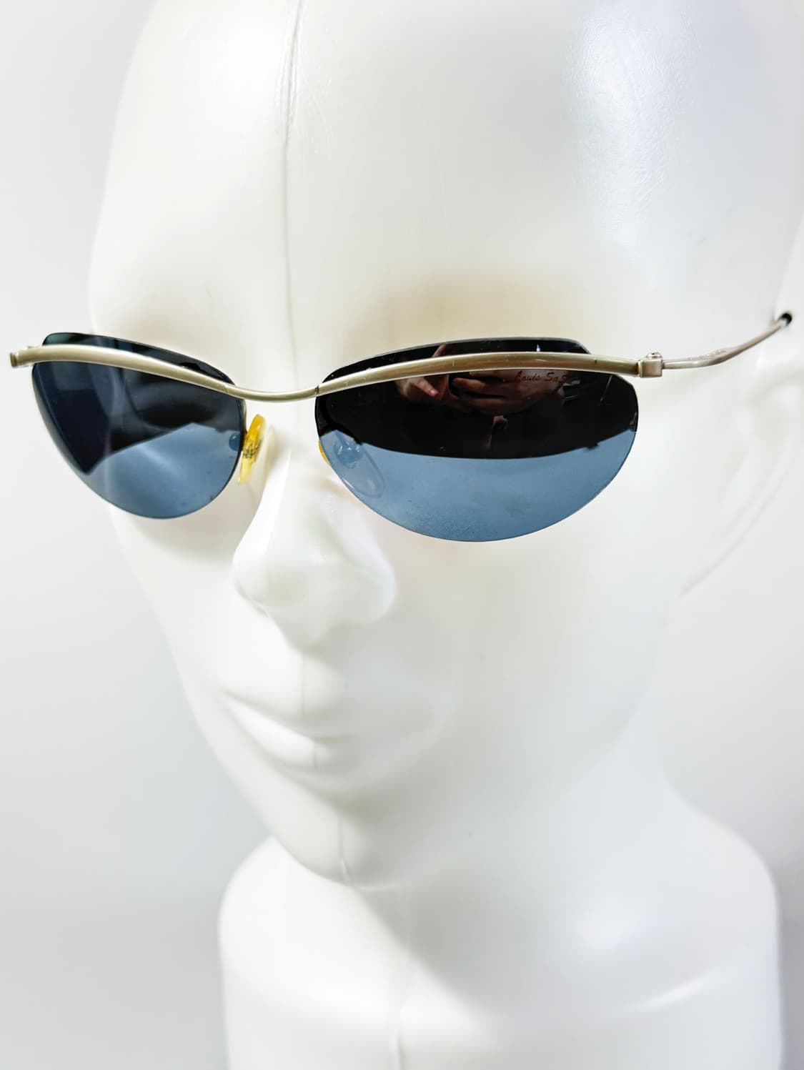90s Louis SaSa 무테 오벌 프레임 빈티지 선글라스 상품이미지8